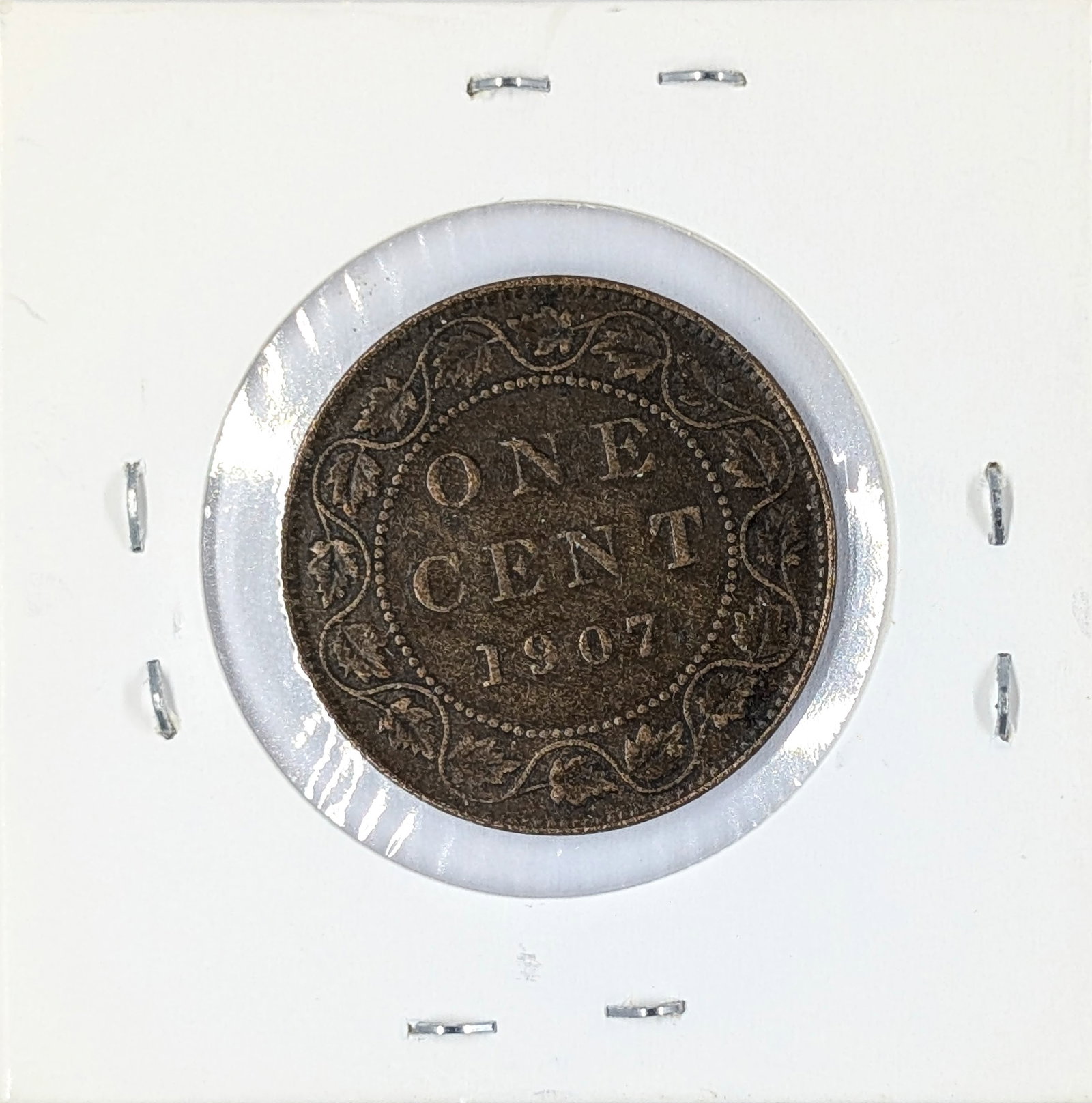 1907 Canadian Large Cent - Key Date - 2