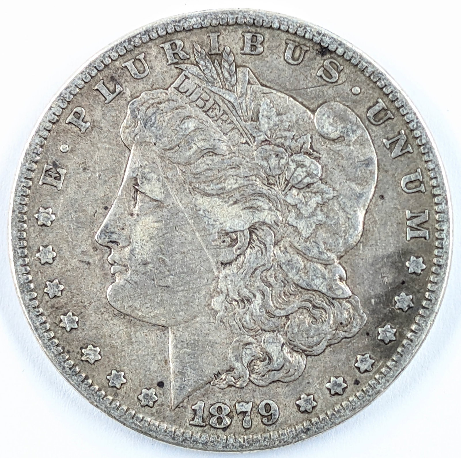 1879-S Morgan Silver Dollar: Silver