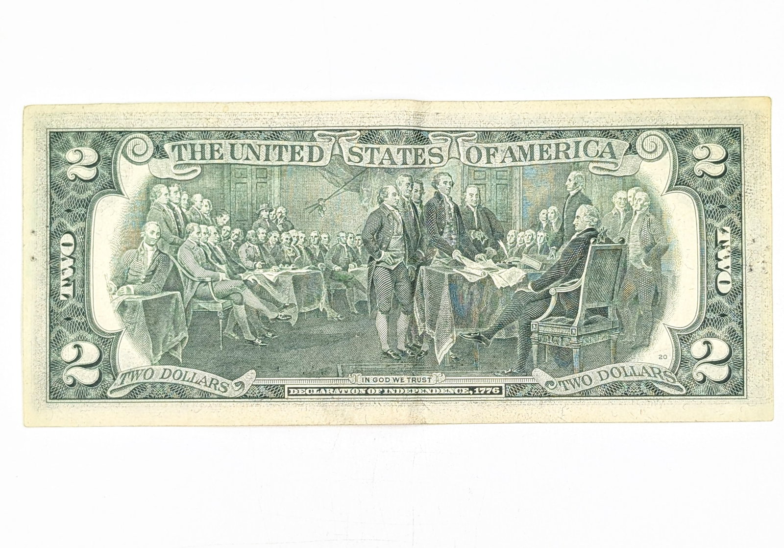 1976 $2 Star Note - Green Seal - Early Serial #00556058 - 2