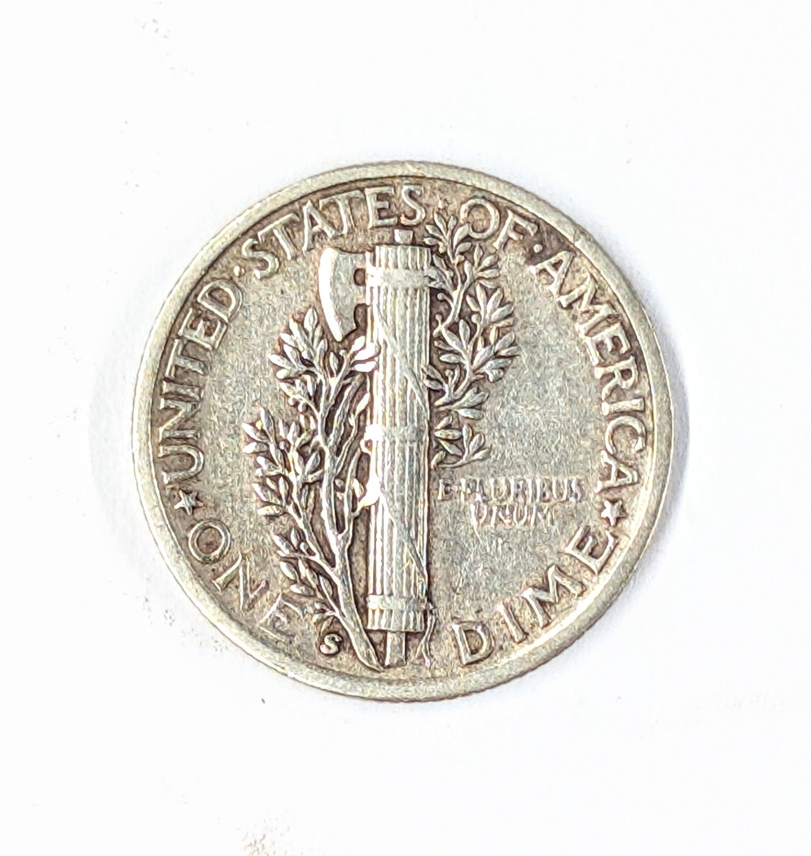 1945-S Silver Mercury Dime - Good Condition - 2