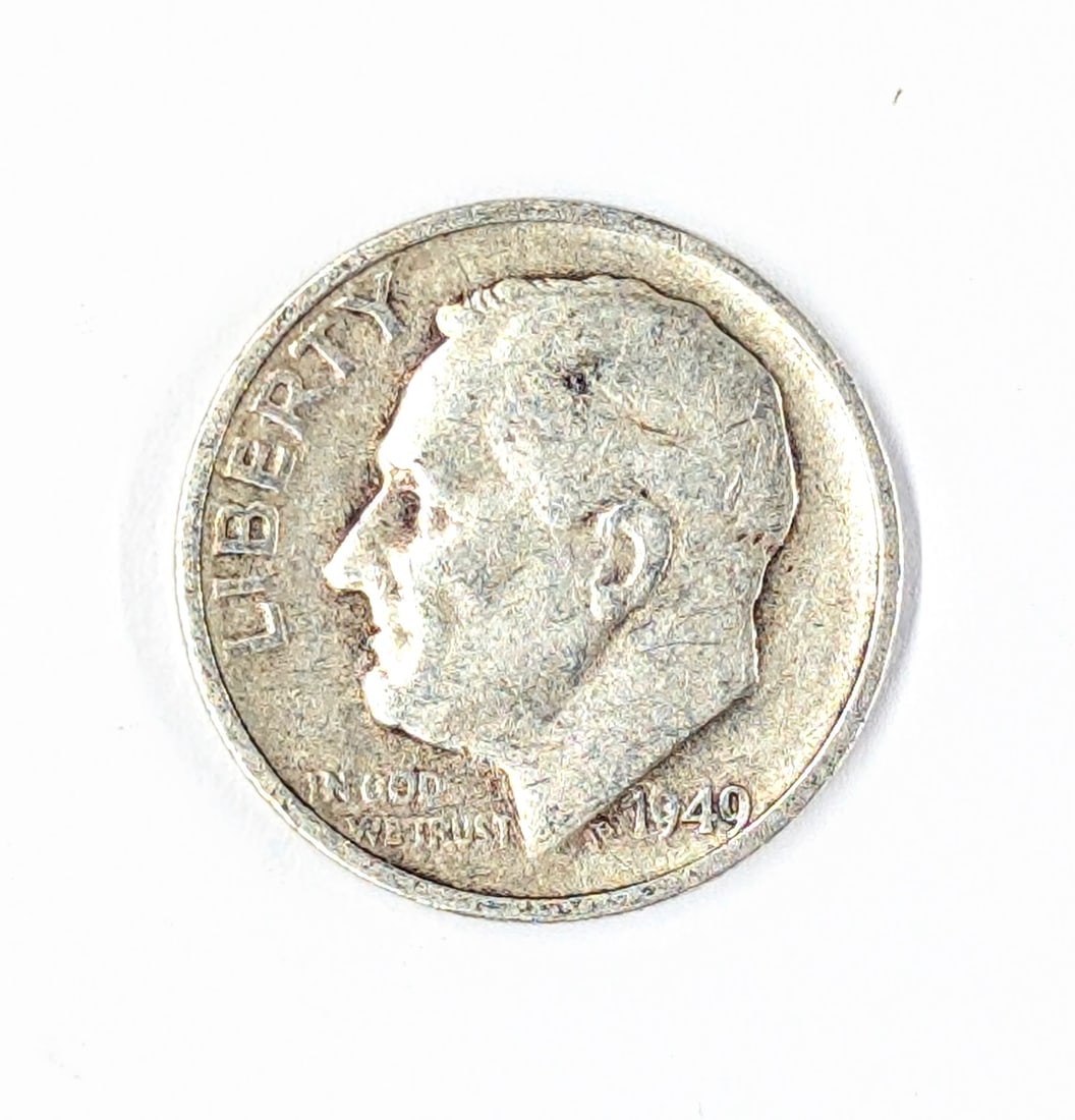 1949-S Silver Roosevelt Dime: Better Date Silver