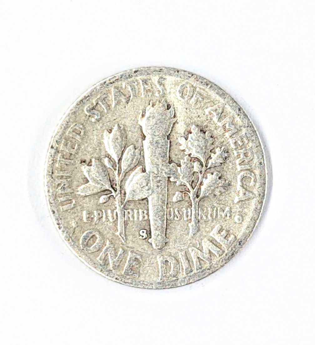 1949-S Silver Roosevelt Dime - 2