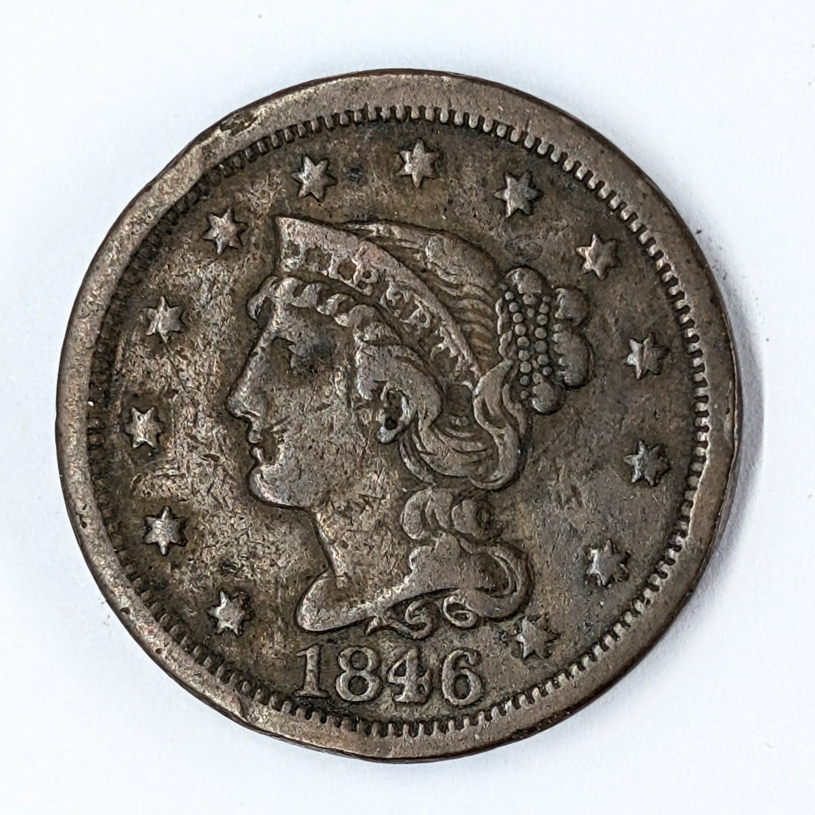 1846 Large Cent: Coin