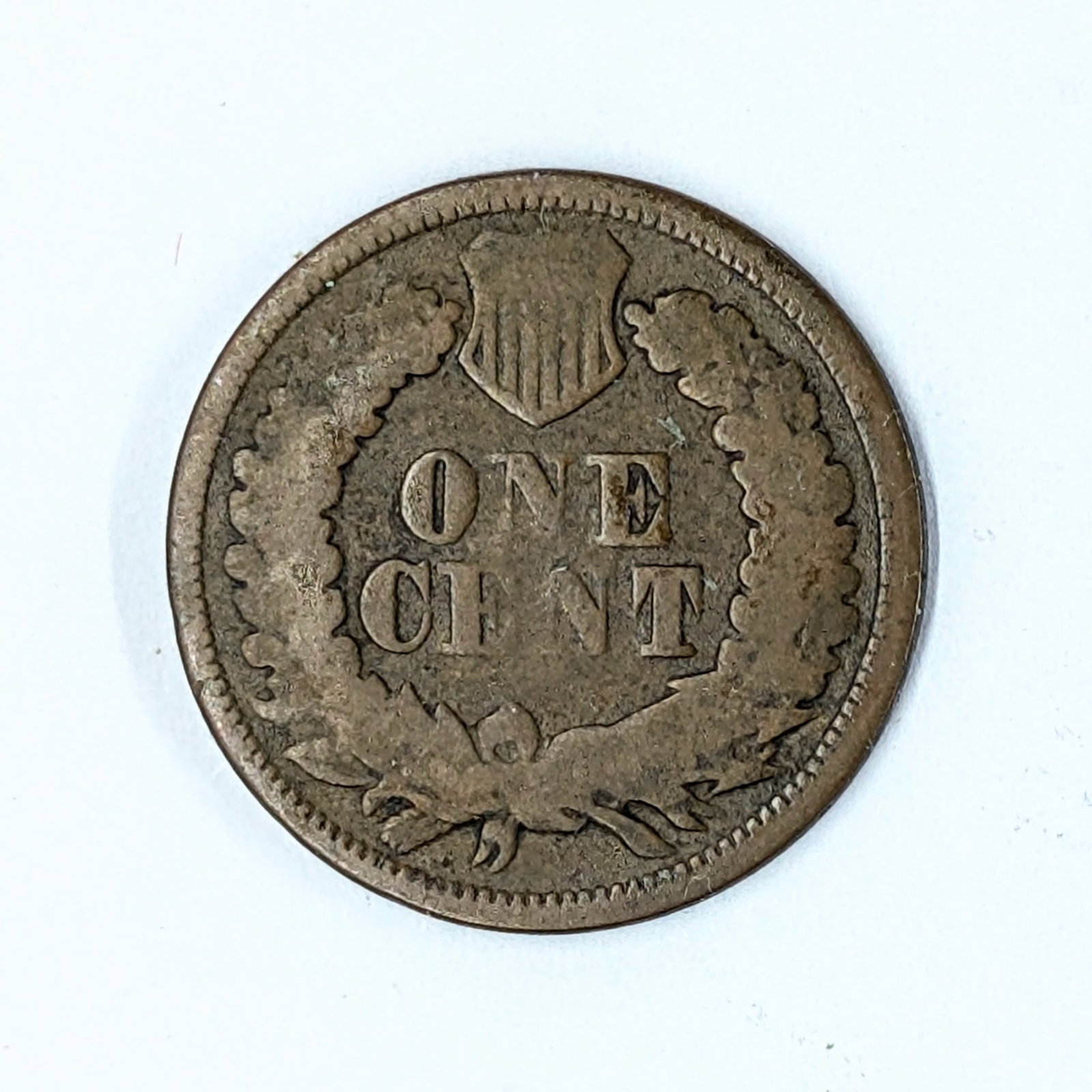 1867 Indian Head Cent - Semi-Key Date - 2