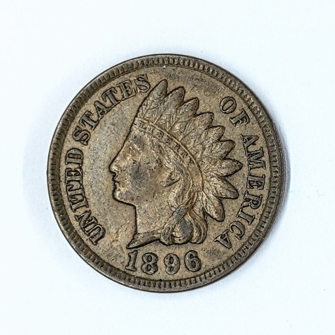 1896 Indian Head Cent - Full 'Liberty': Coin