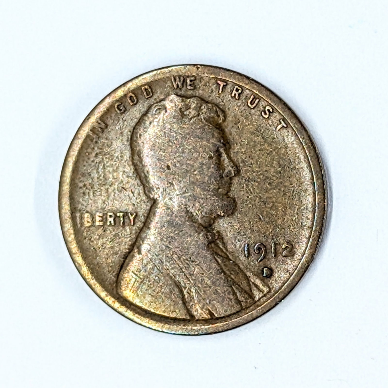 1912-D Wheat Cent - Semi-Key Date: Coin