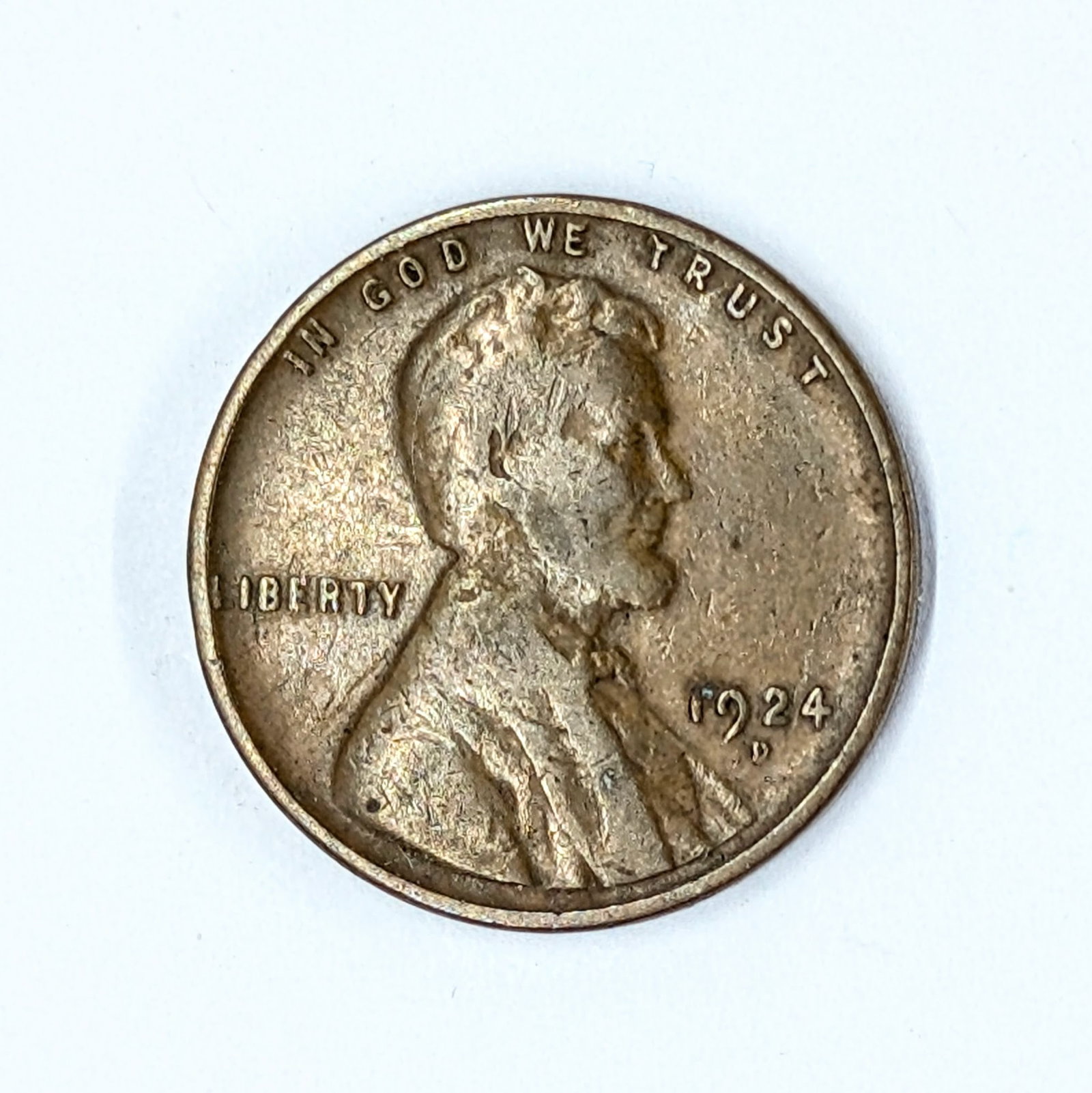 1924-D Wheat Cent - Semi-Key Date: Coin