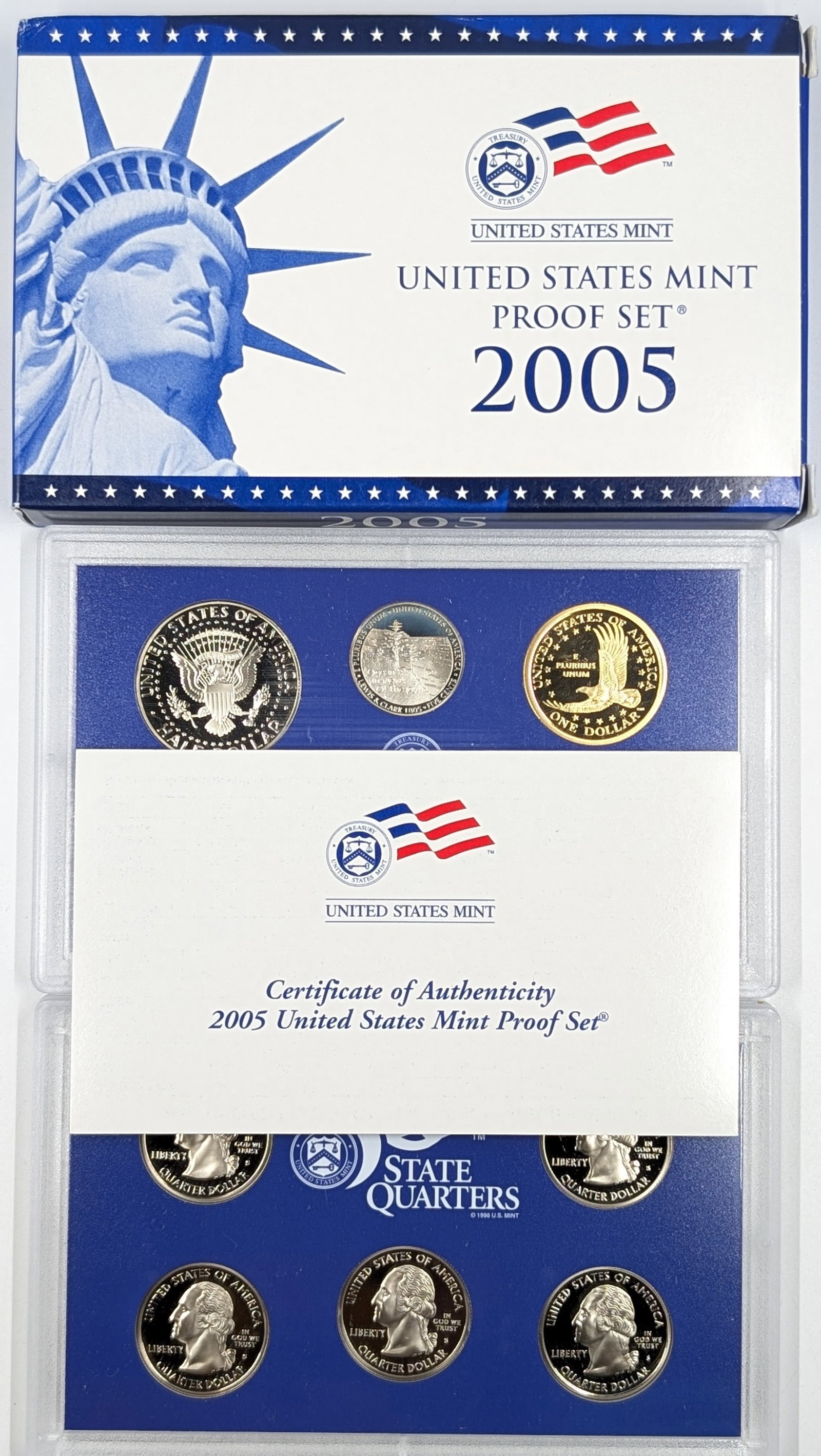 2005 US Mint Proof Set w/ COA - 3