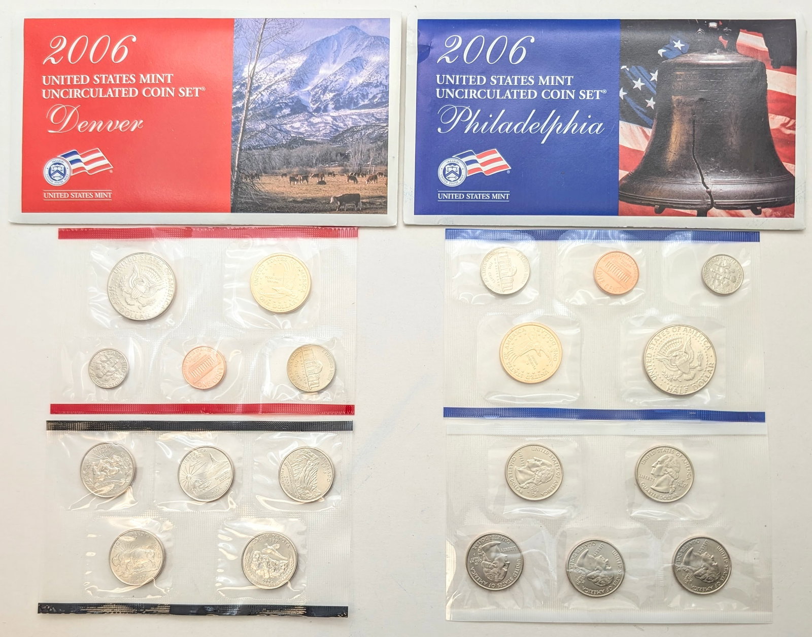 2006 P/D US Mint Uncirculated Coin Set - 2