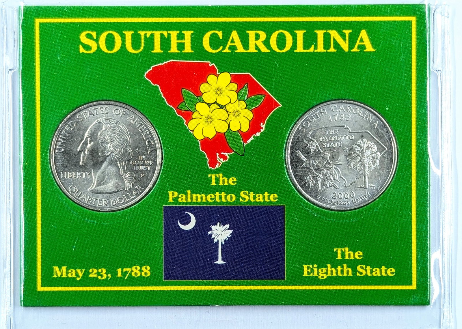 2000 P/D South Carolina State Quarter 2-Coin Set: Coin