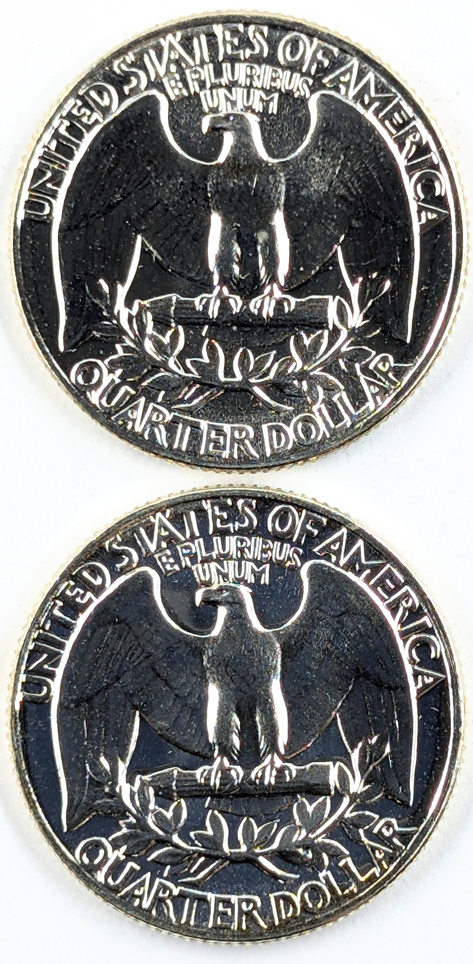 Lot of 2 Silver Washington Quarters - Both 1963 Proofs - 2