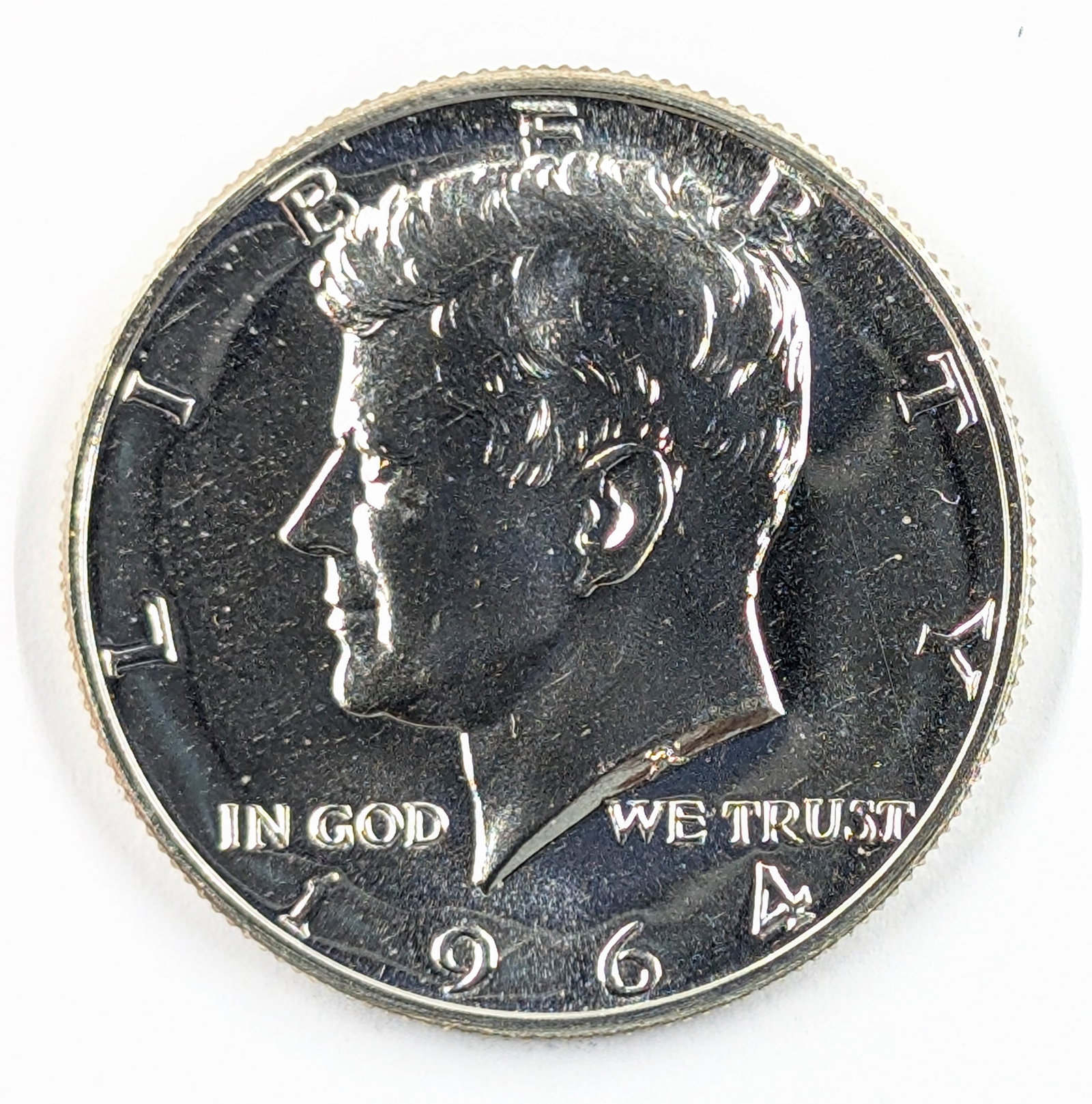 1964 Silver John F Kennedy Half Dollar - Uncirculated: Silver