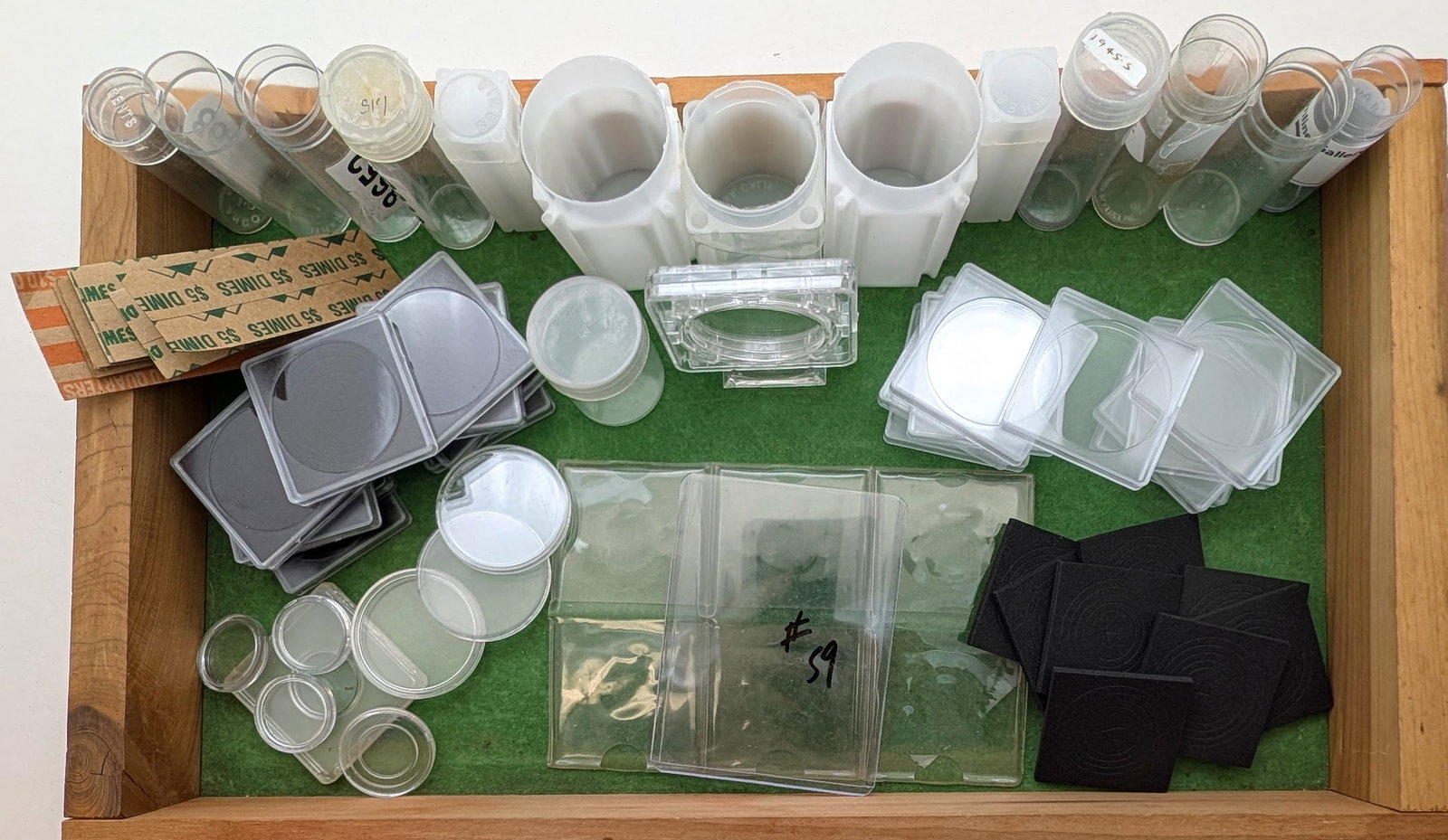 Large Lot of Coin Accessories - Tubes, Cases, etc.: Accessories