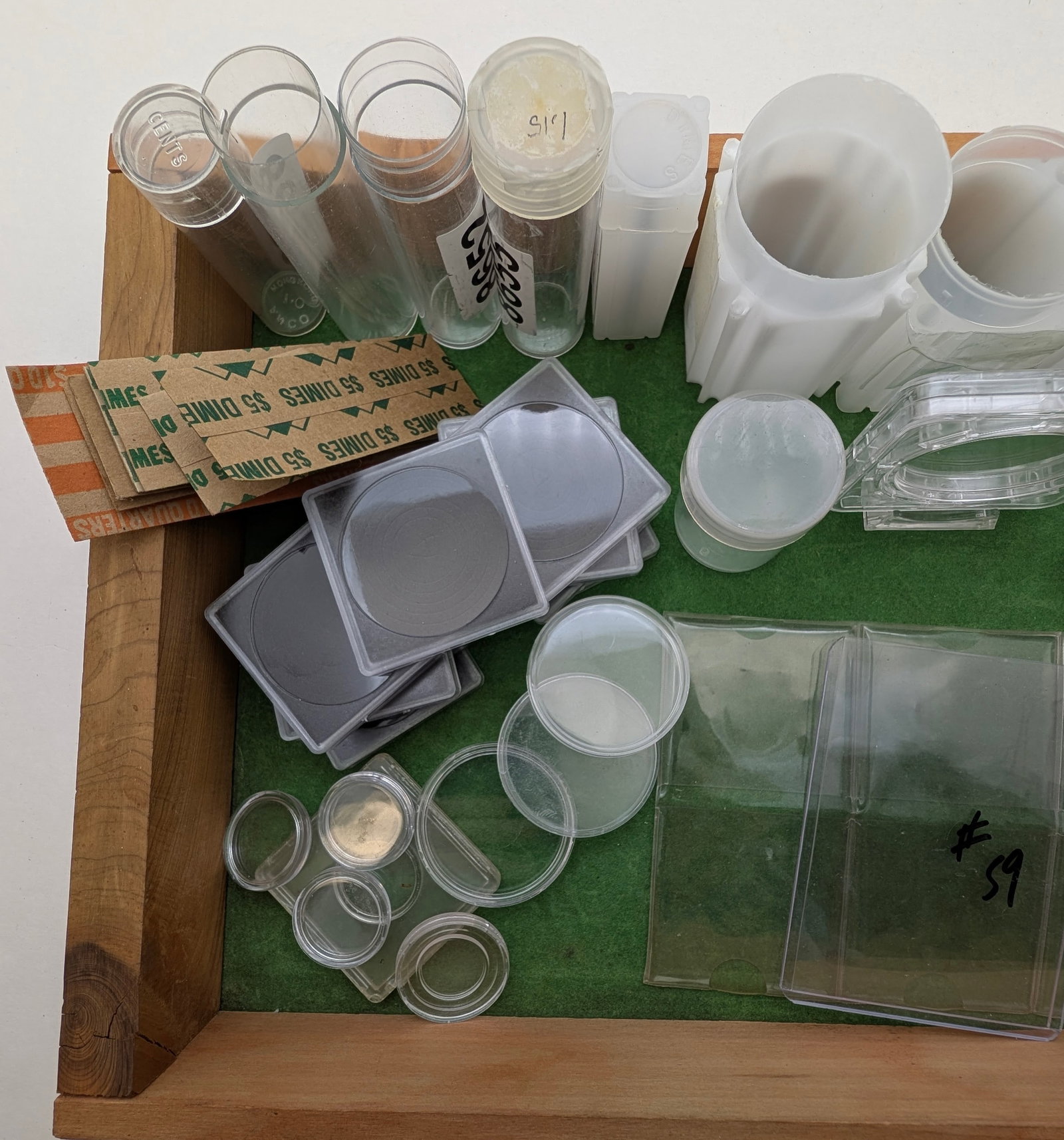 Large Lot of Coin Accessories - Tubes, Cases, etc. - 2