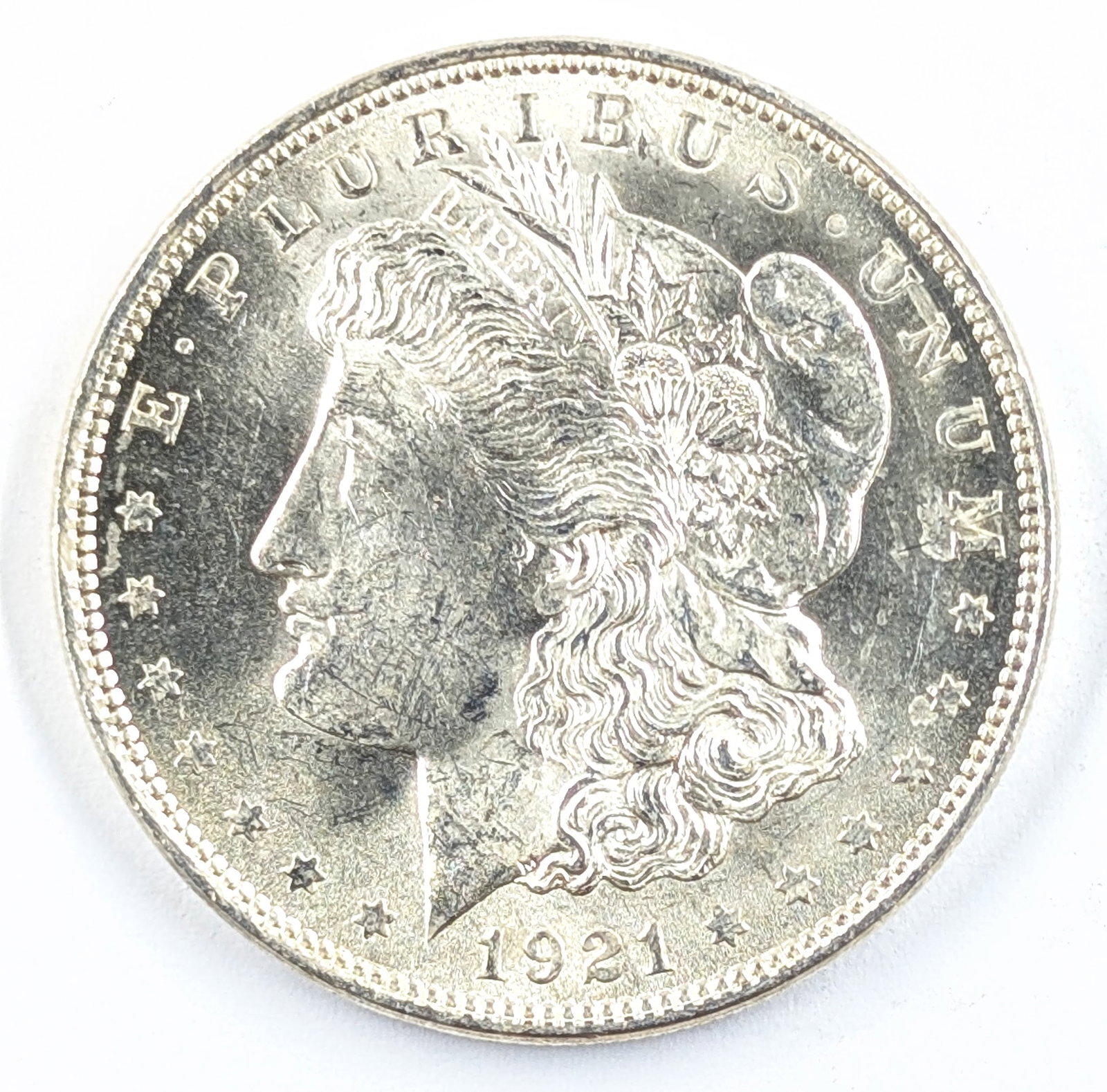 1921 Morgan Silver Dollar: Silver