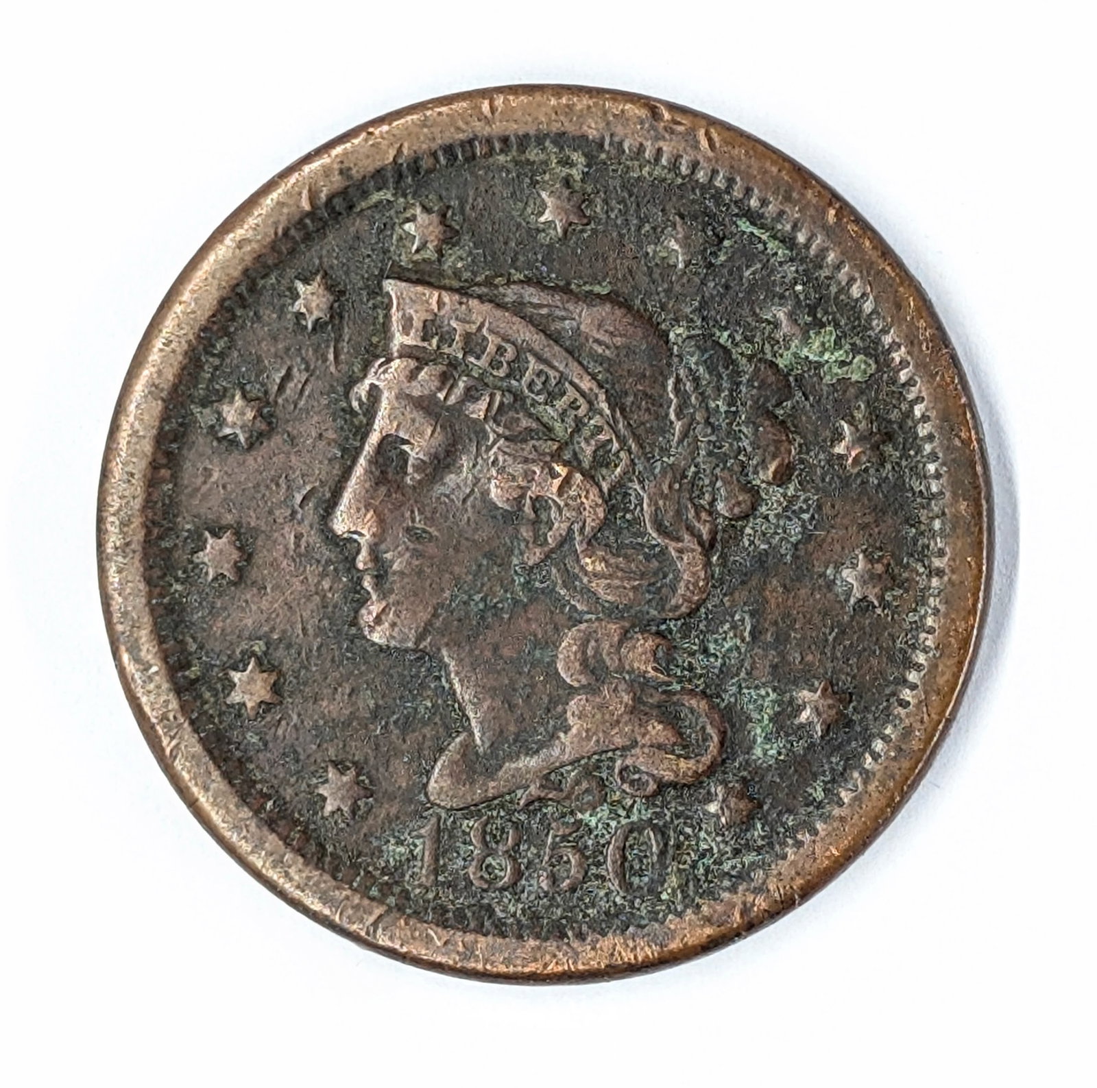 1850 Large Cent: Coin