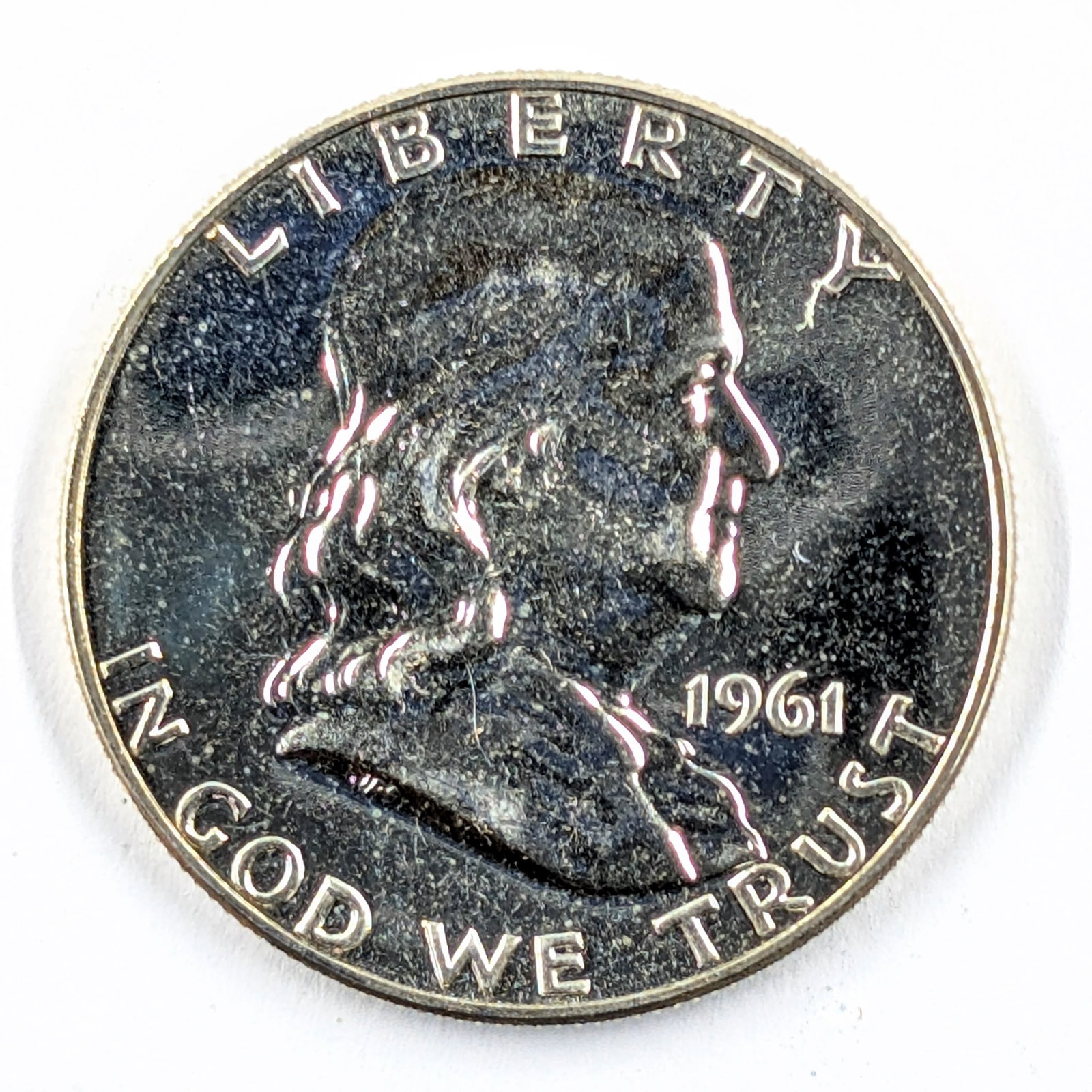 1961 Silver Franklin Half Dollar- Proof: Silver