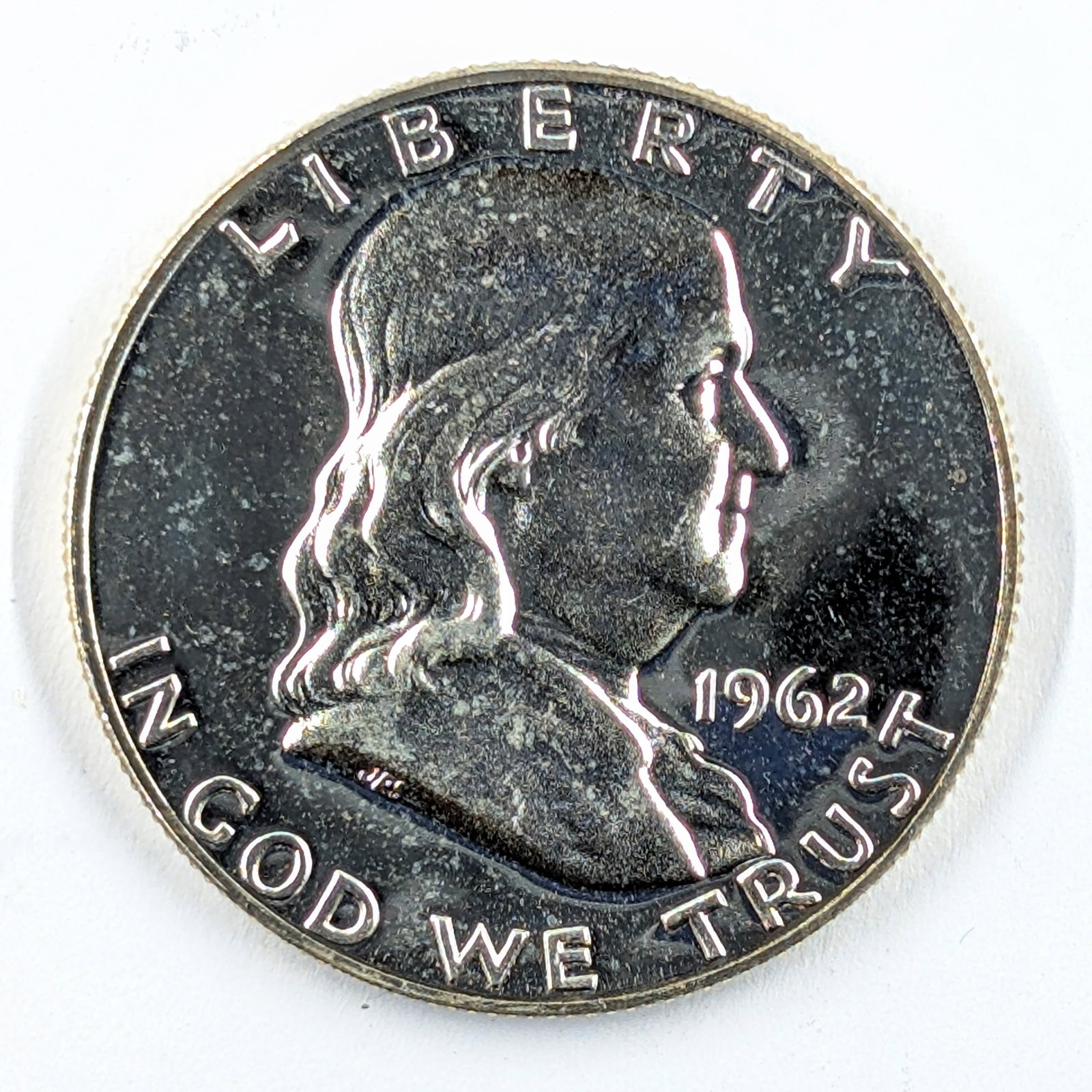 1962 Silver Franklin Half Dollar- Proof (1 of 2)