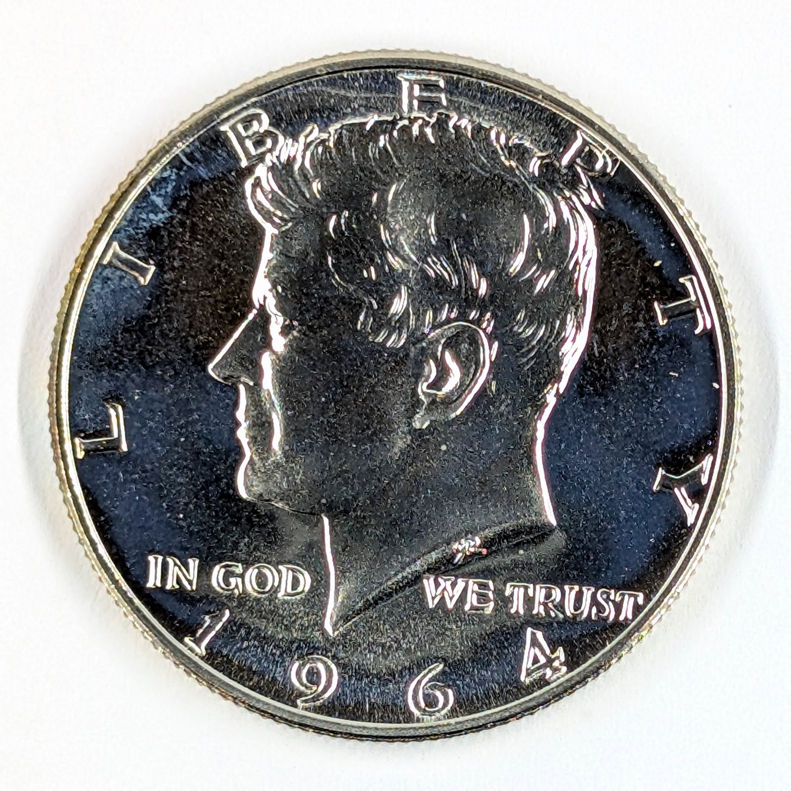 1964 Silver John F Kennedy Half Dollar-Proof: Silver