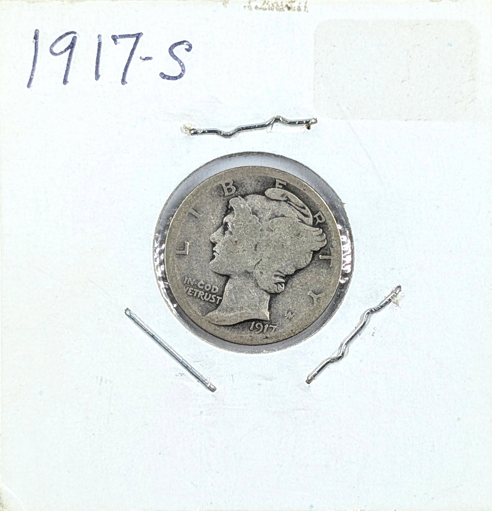 1917-S Silver Mercury Dime: Silver