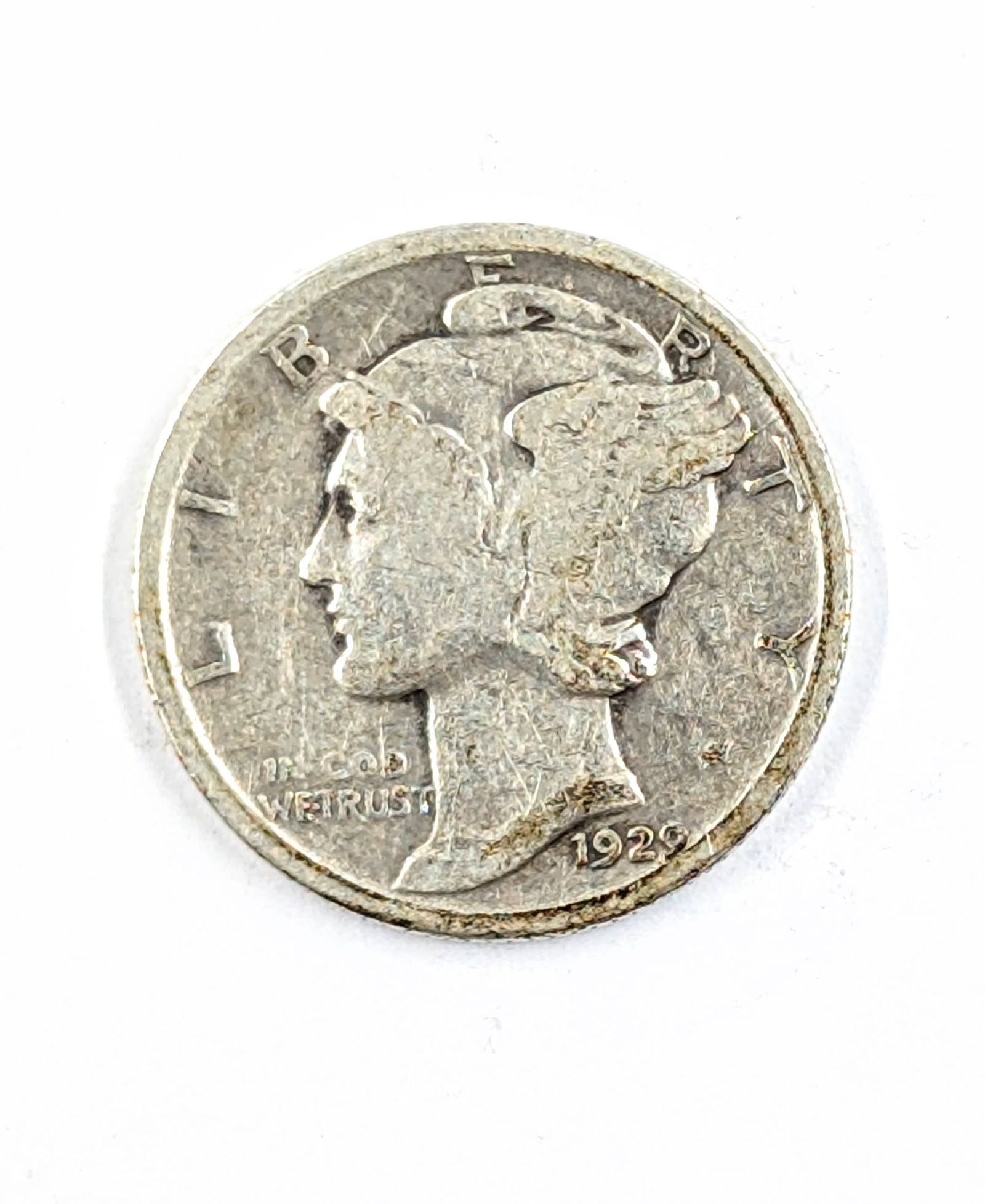 1929 Silver Mercury Dime: Silver