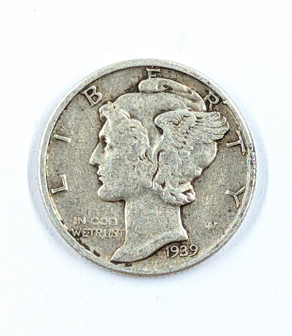 1939 Silver Mercury Dime (1 of 2)