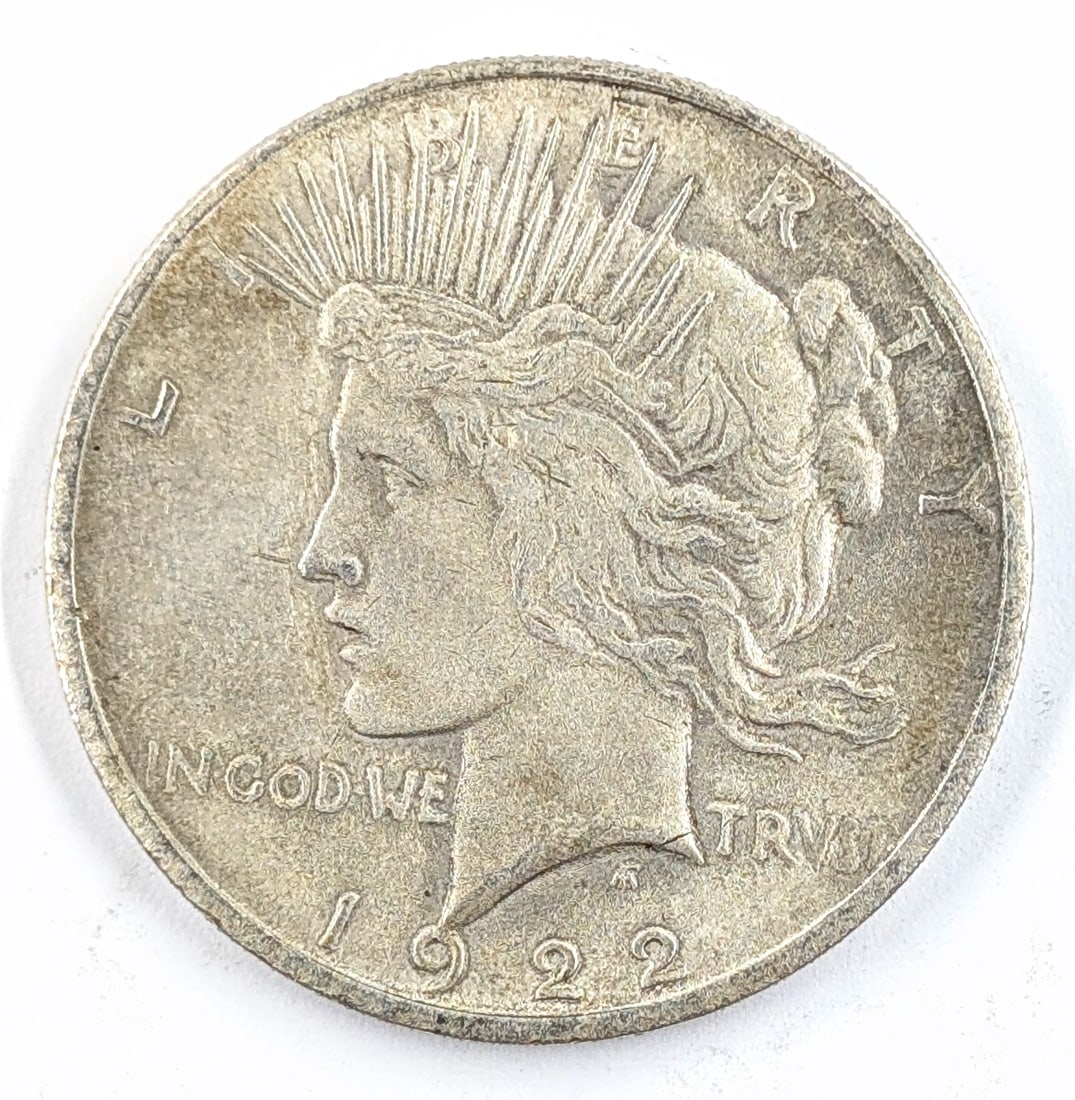 1922-S Silver Peace Dollar: Silver