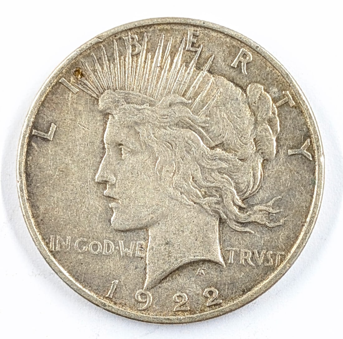 1922-D Silver Peace Dollar: Silver