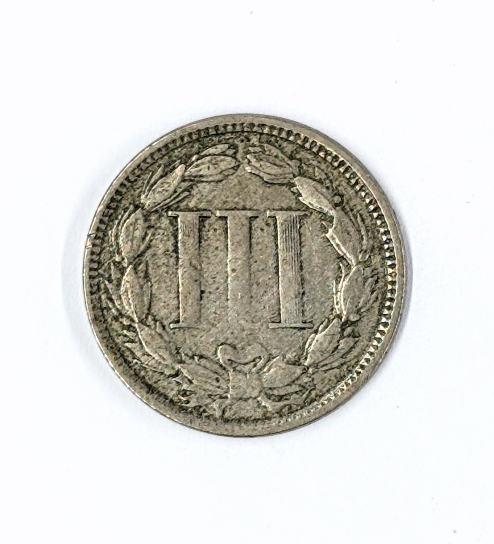 1866 Three Cent Nickel - 2