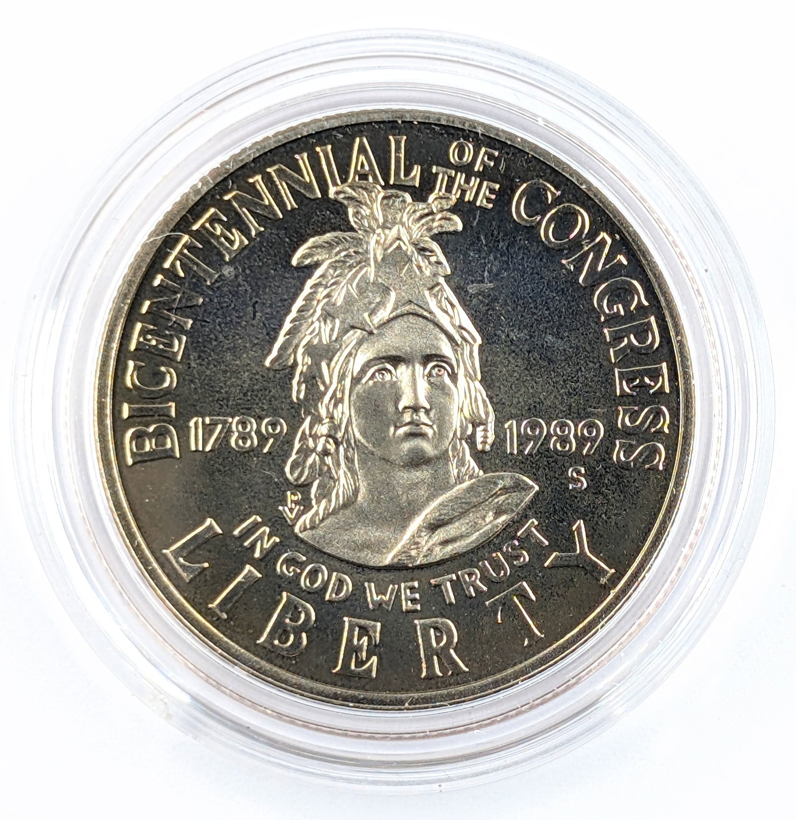 1989 Congress Bicentennial Commemorative Half Dollar- Proof: Coin