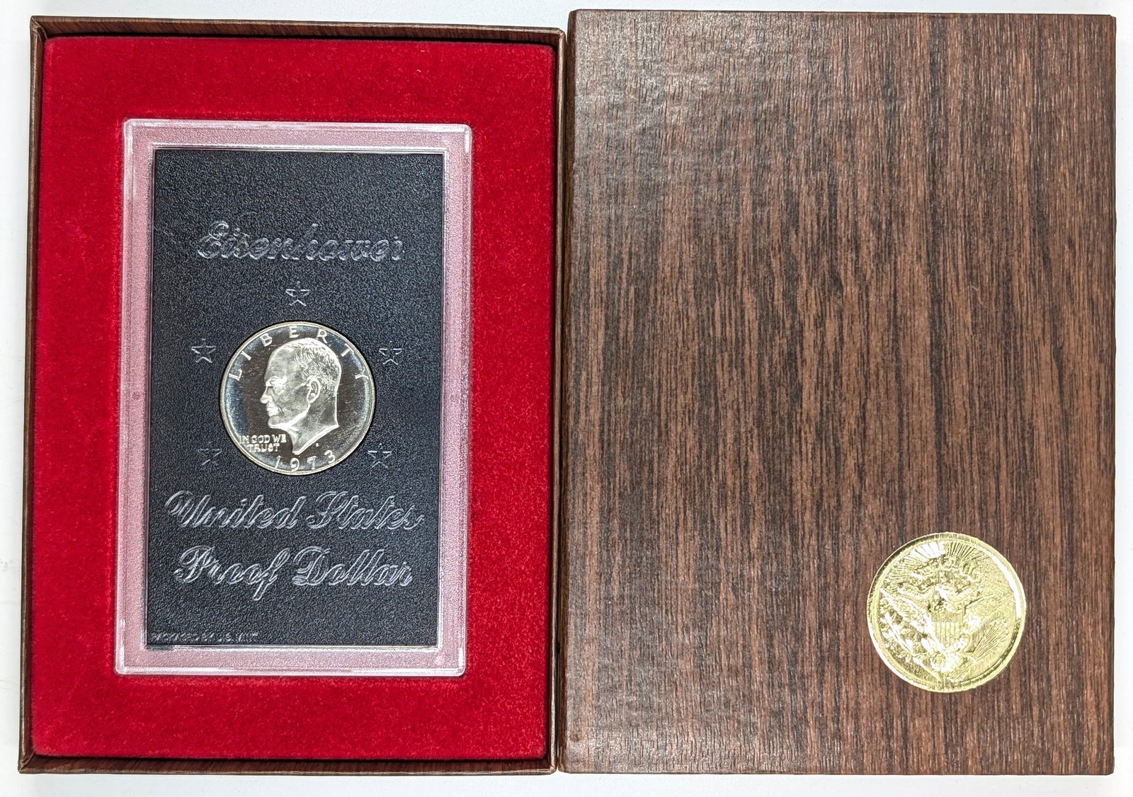 1973-S Eisenhower " Ike" Proof Silver Dollar: Silver