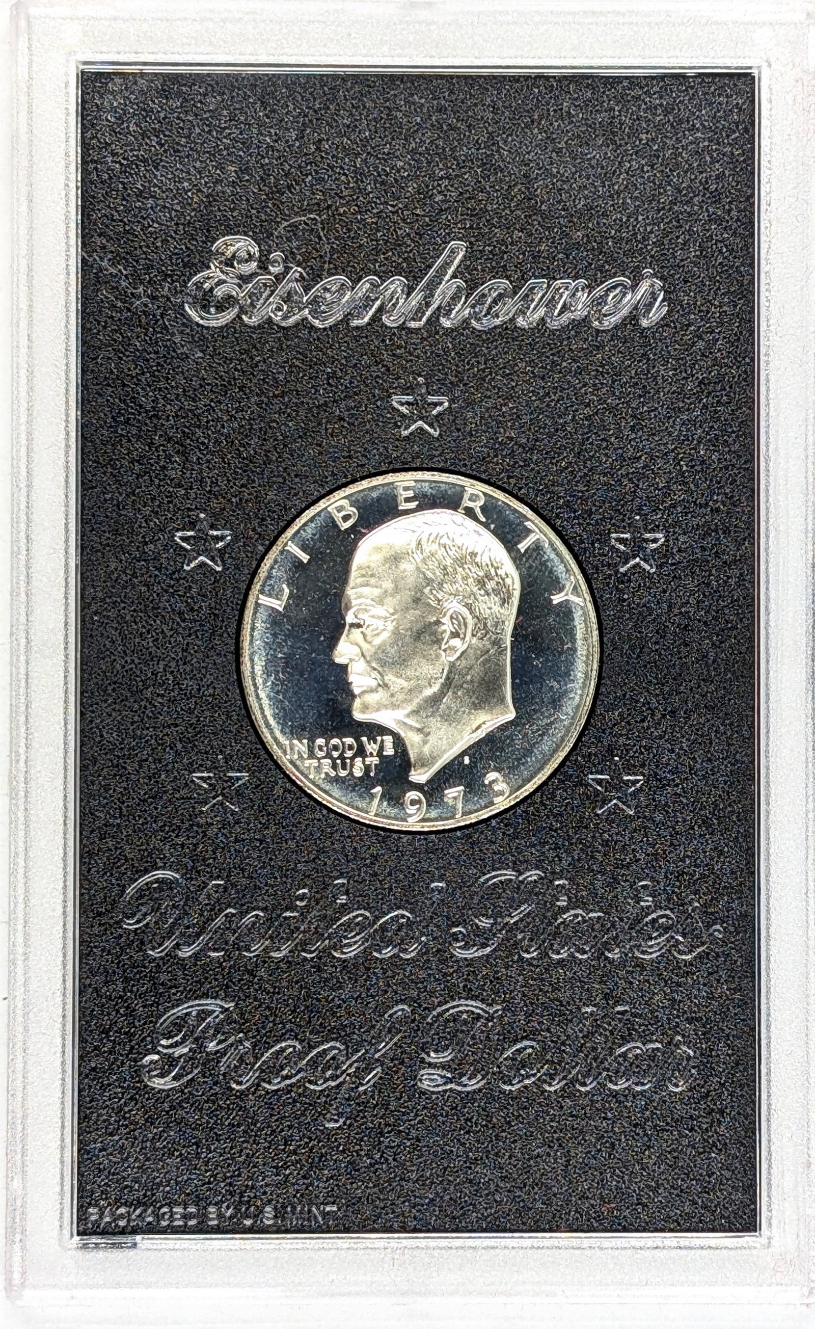1973-S Eisenhower " Ike" Proof Silver Dollar - 2