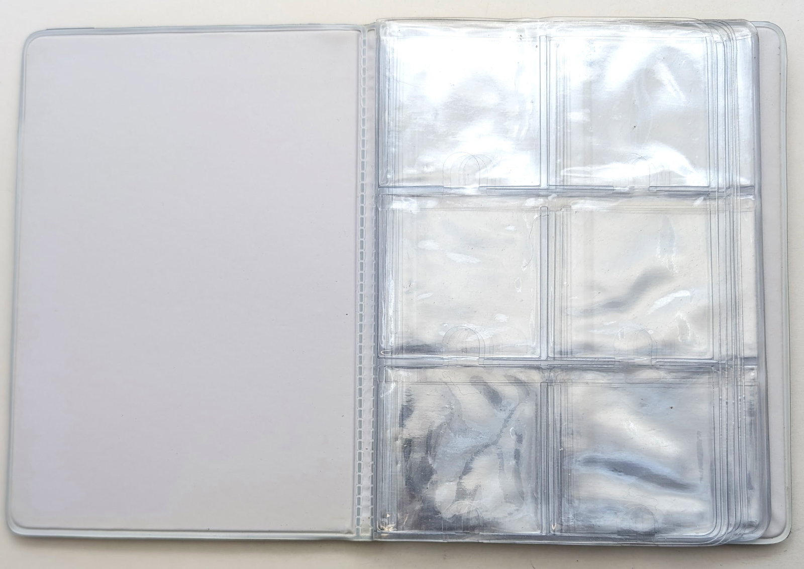 Empty Black Vinyl 20-Pocket Coin Album - 2