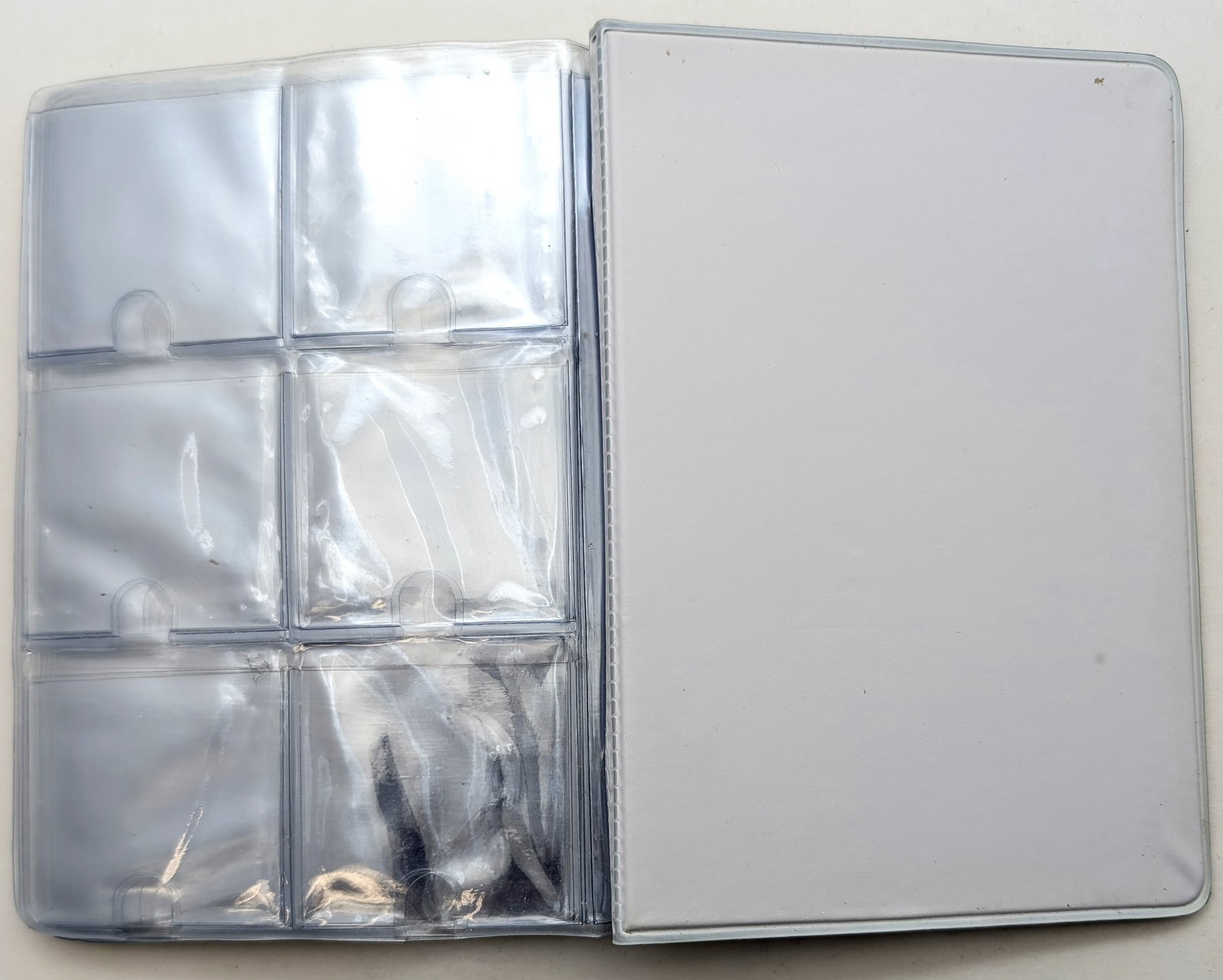 Empty Black Vinyl 20-Pocket Coin Album - 4