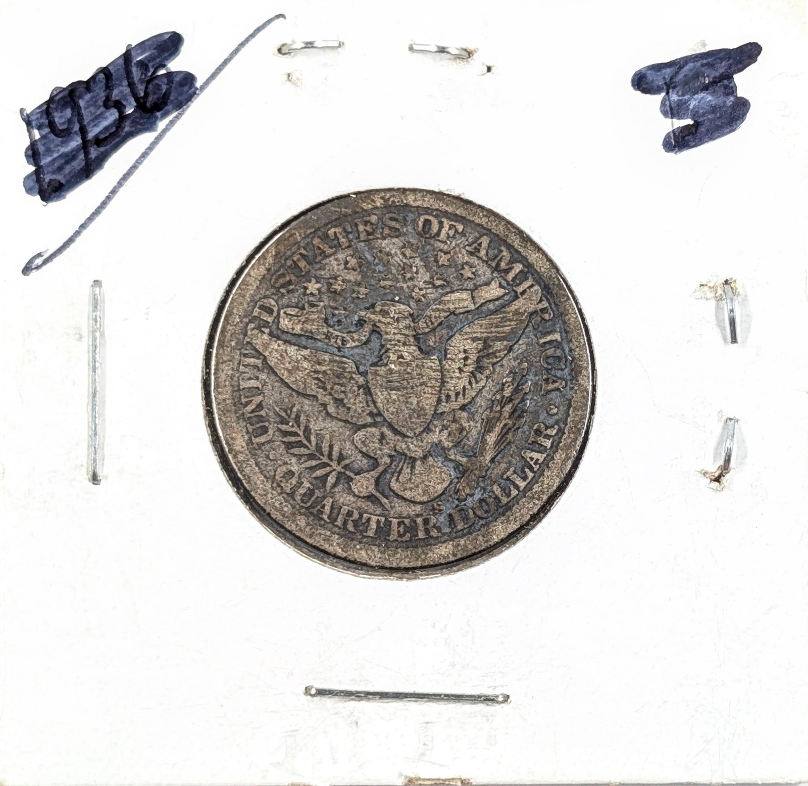 1898-S Silver Barber Quarter - 2
