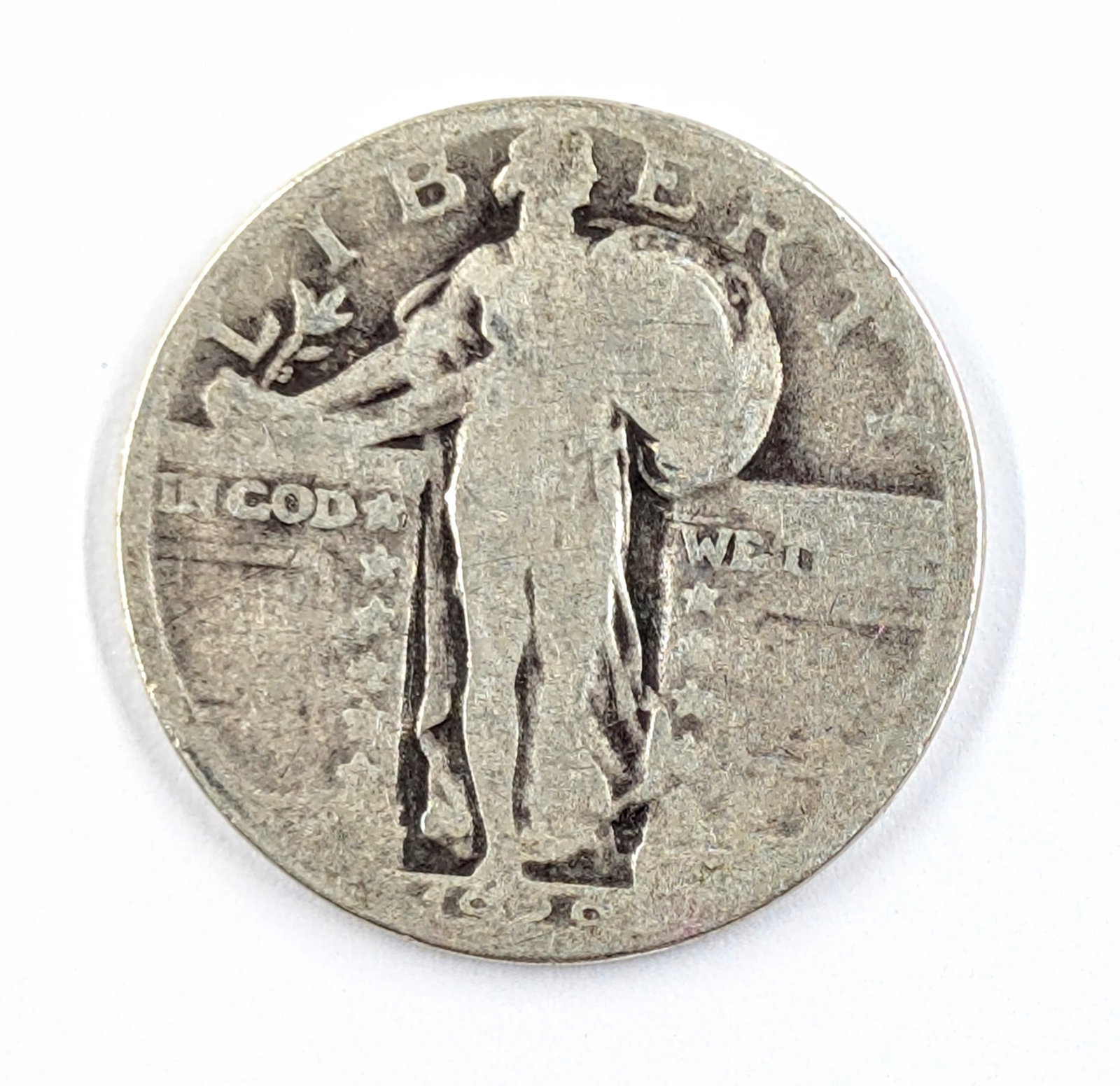 1929 Silver Standing Liberty Quarter: Silver