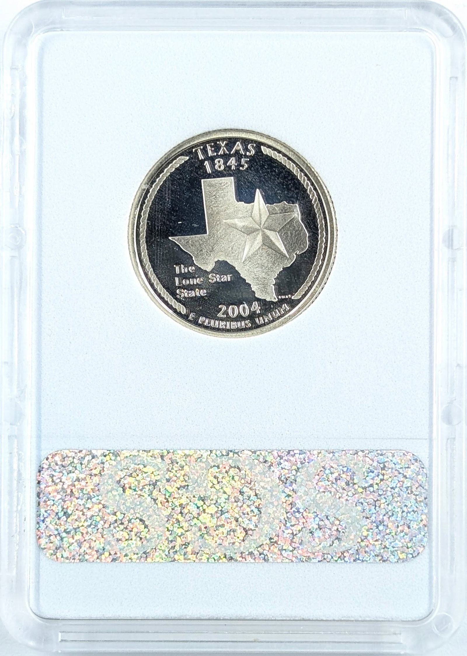 SGS 2004-S PR70CAM Silver Washington State Quarter- Texas - 2
