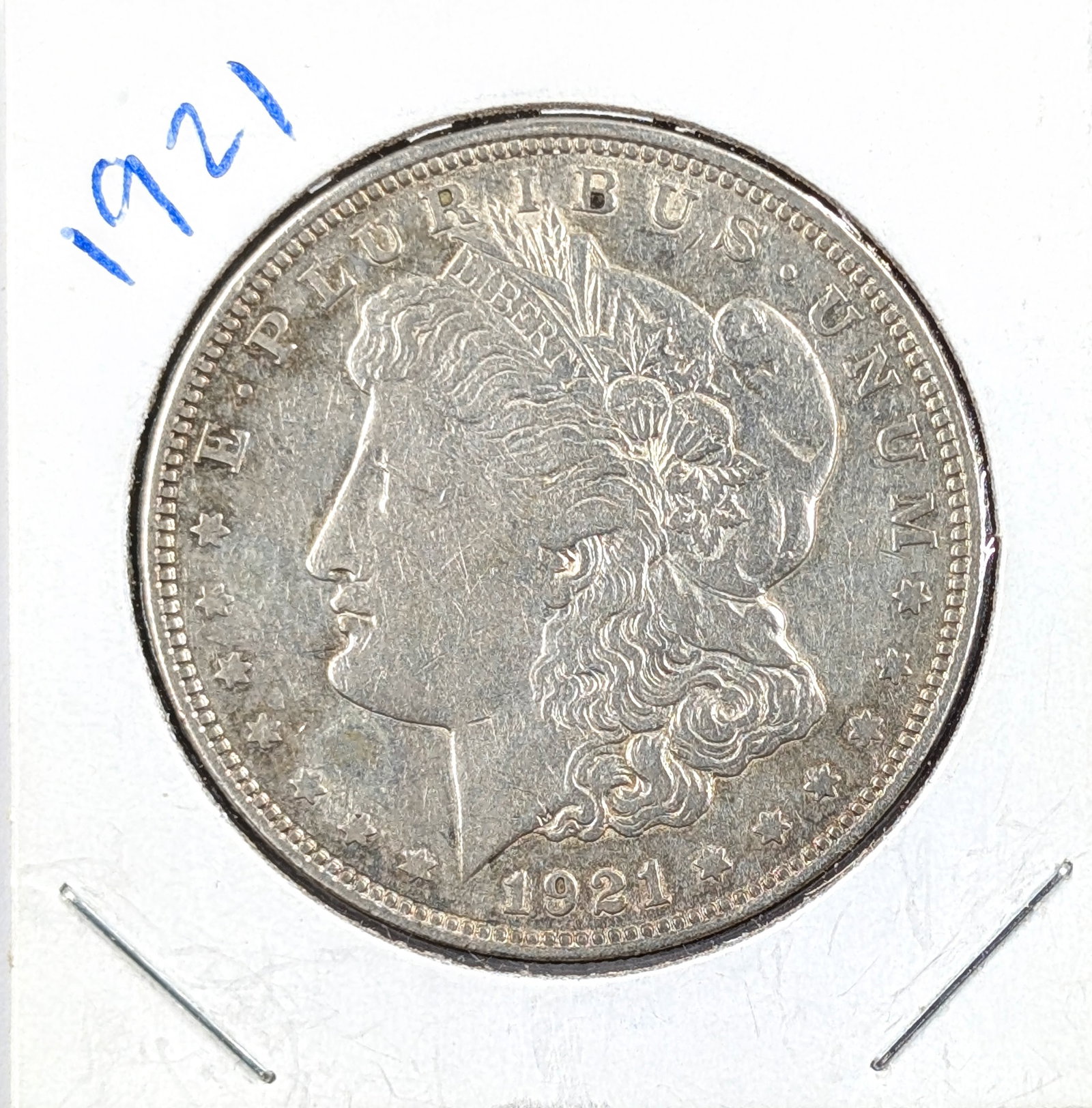 1921 Morgan Silver Dollar: Silver