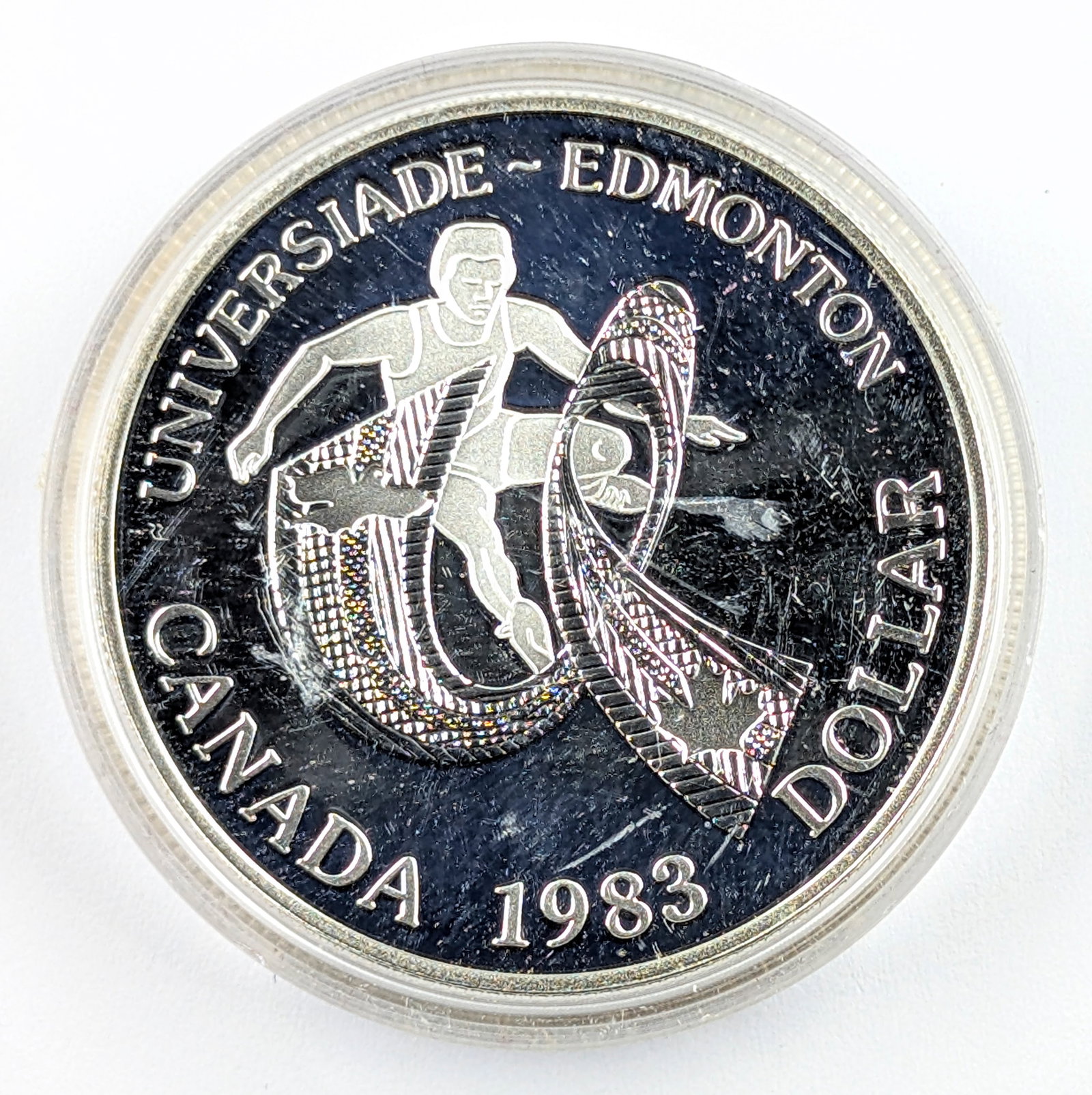 1983 Canadian Commemorative Dollar- University Games Edmonton: Coin