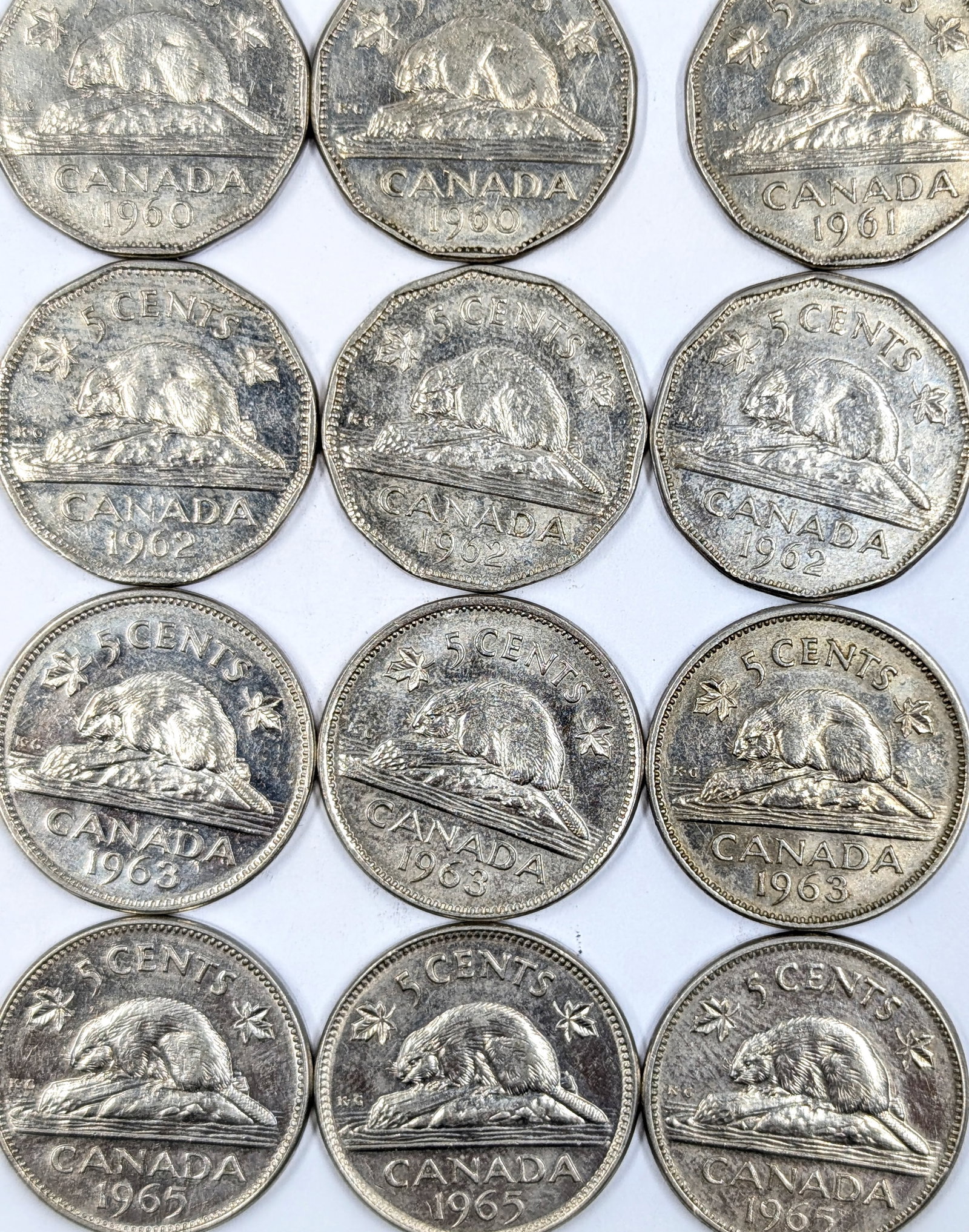 Large lot of 35 Canadian Nickels-Most Uncirculated - 3