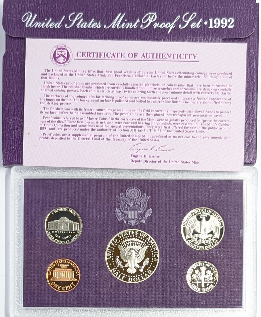1992 US Mint Proof Set - 2