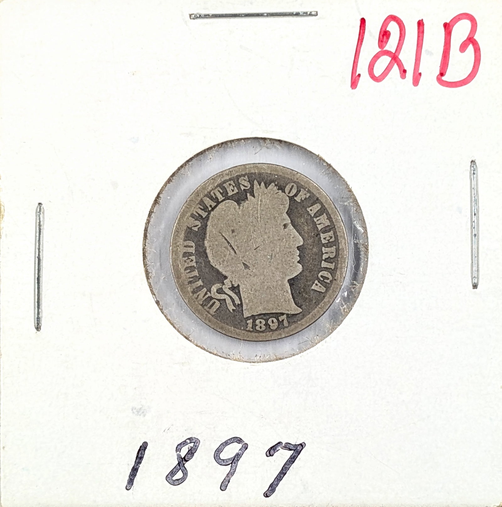 1897 Silver Barber Dime: Silver