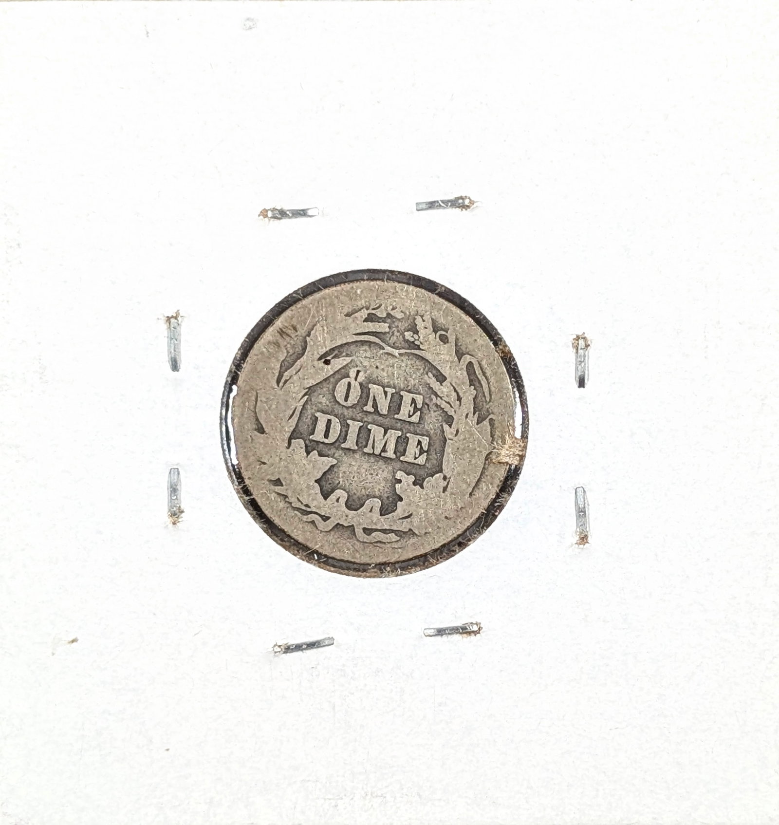 1901 Silver Barber Dime - 2