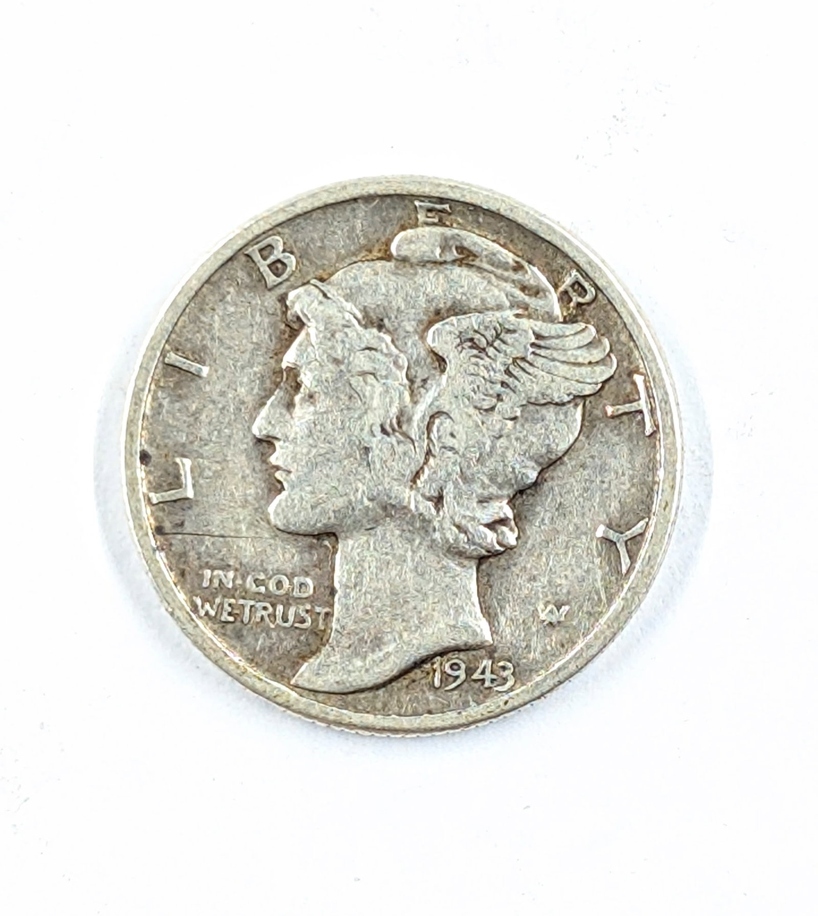1943 Silver Mercury Dime: Silver