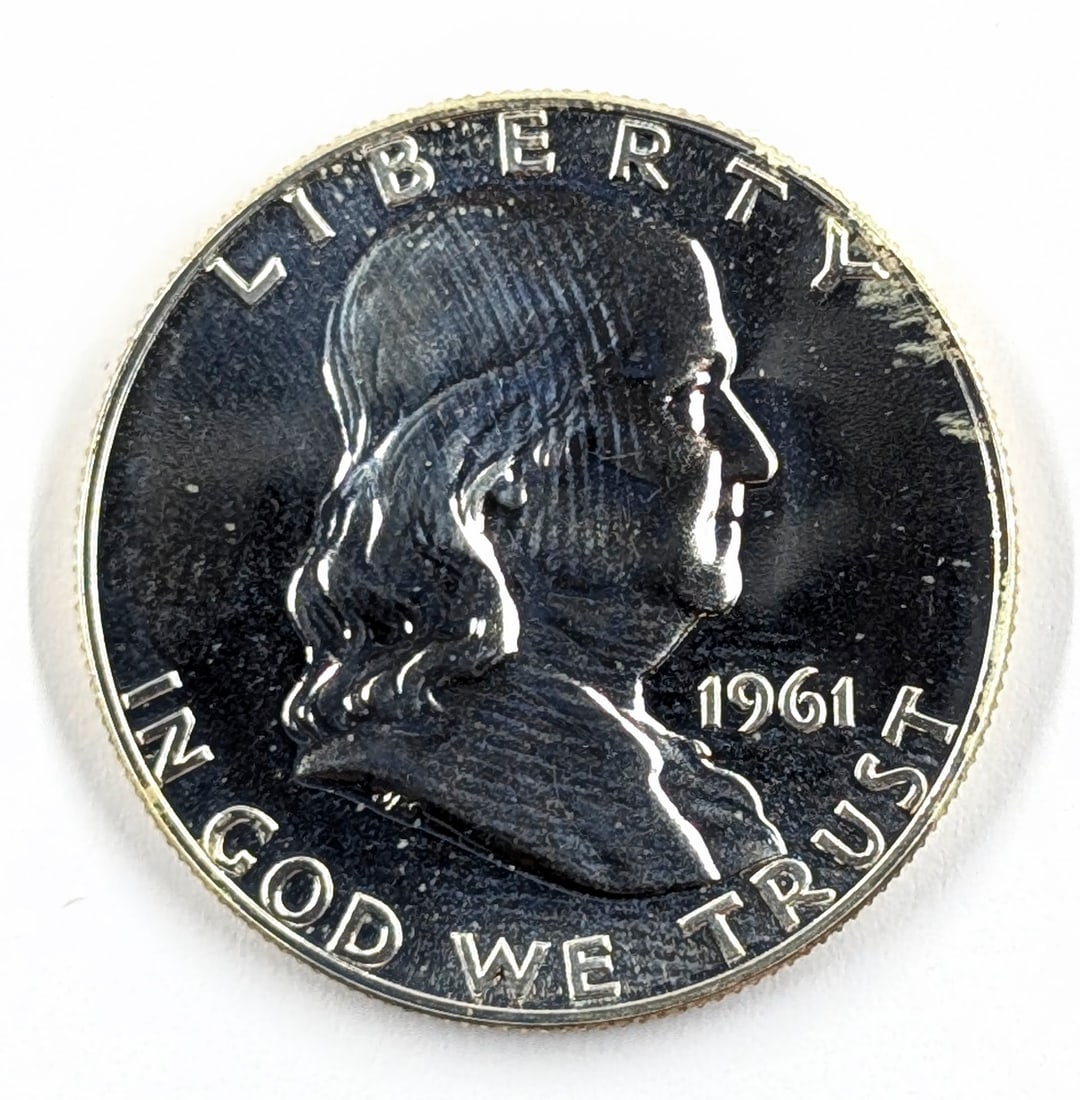 1961 Silver Franklin Half Dollar- Proof (1 of 2)