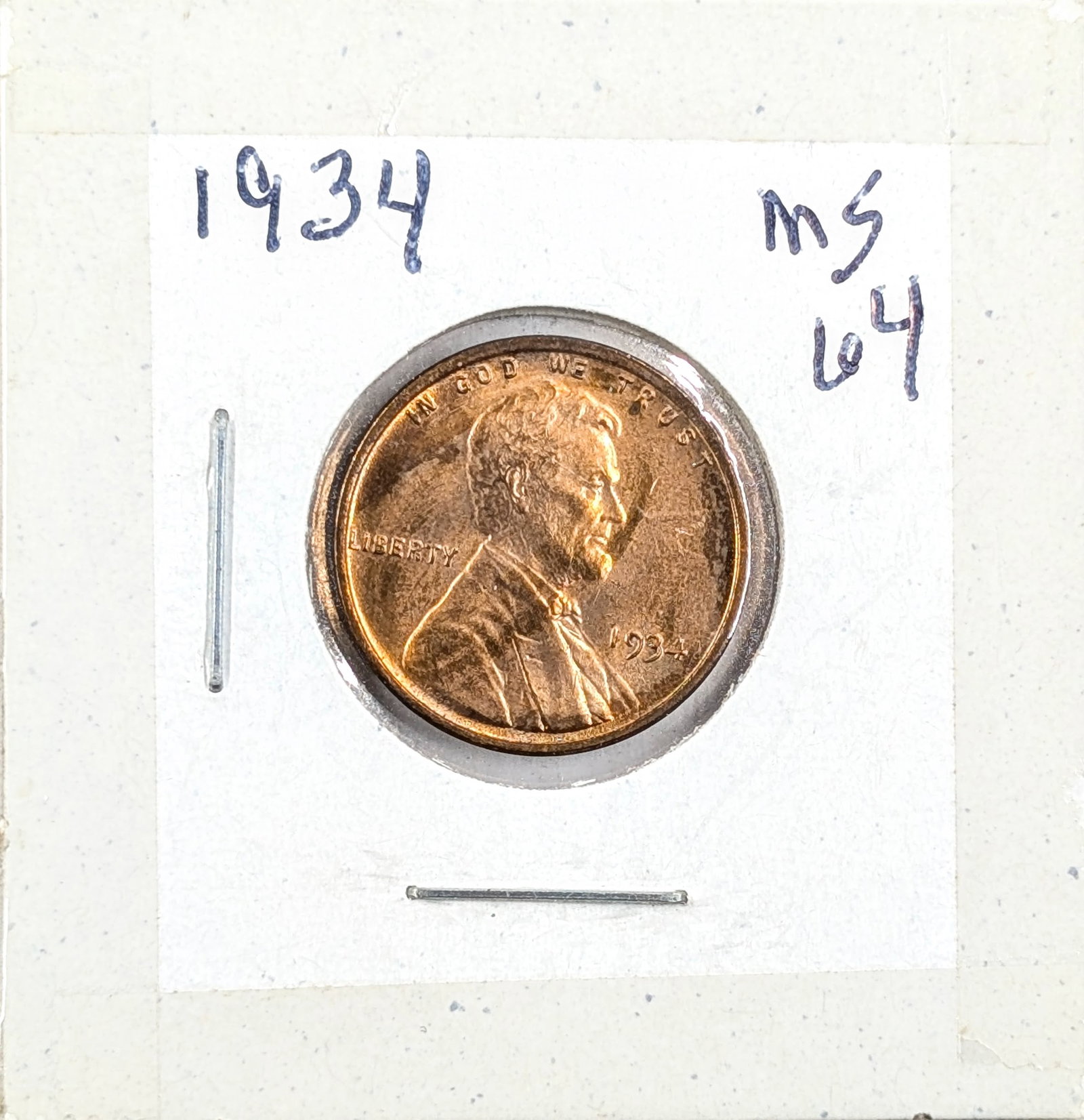 1934 Wheat Cent- Uncirculated: Coin