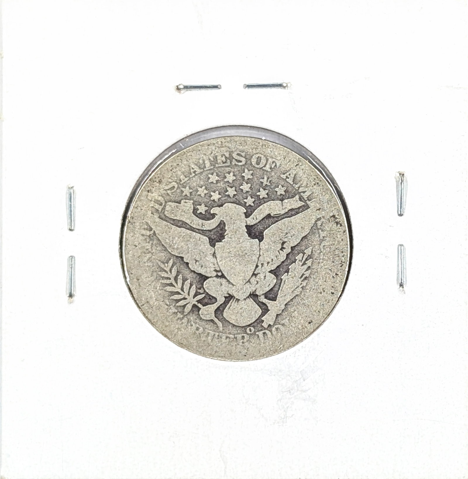 1908-O Silver Barber Quarter - 2