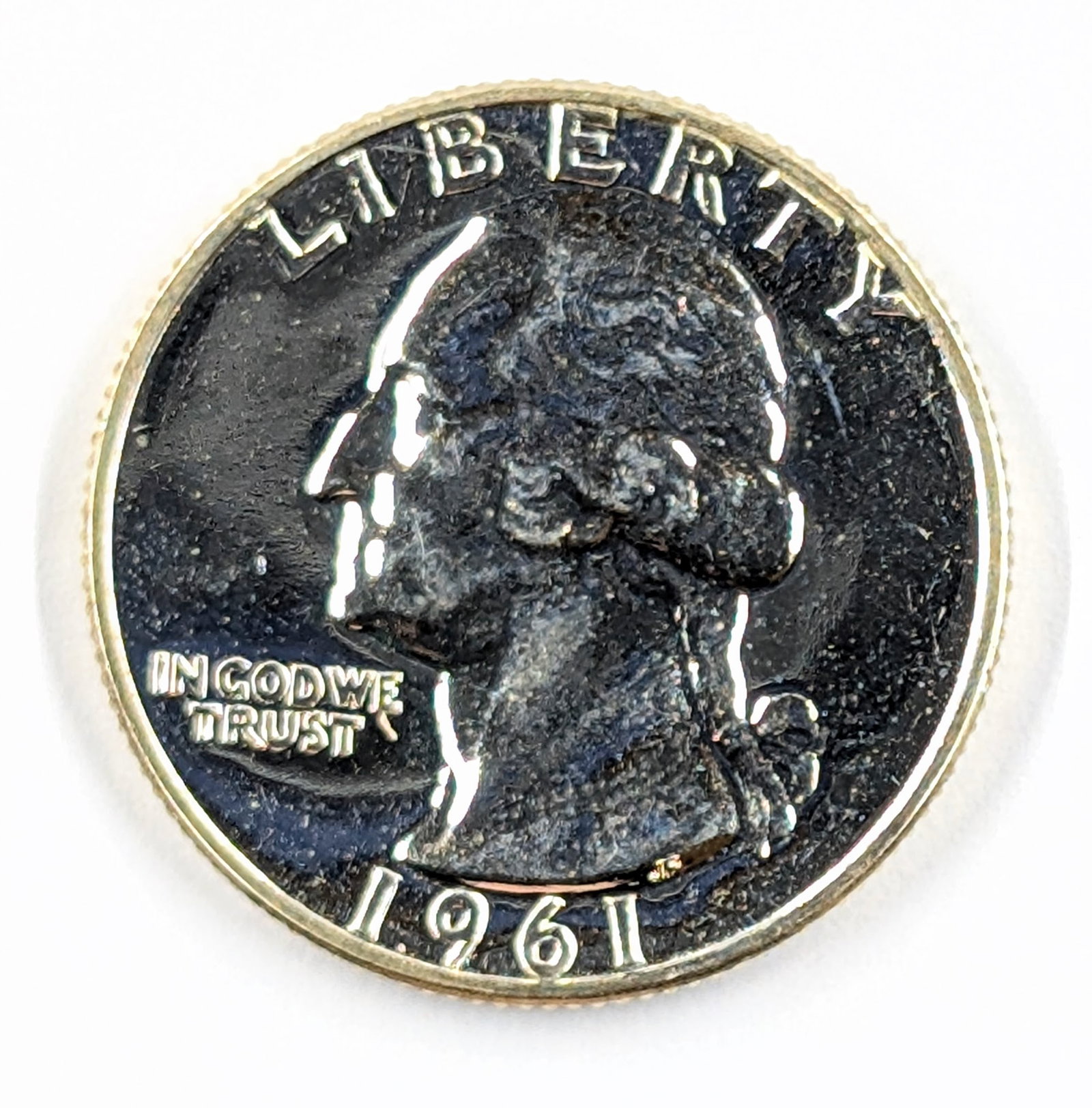 1961 Silver Washington Quarter- Proof: Silver