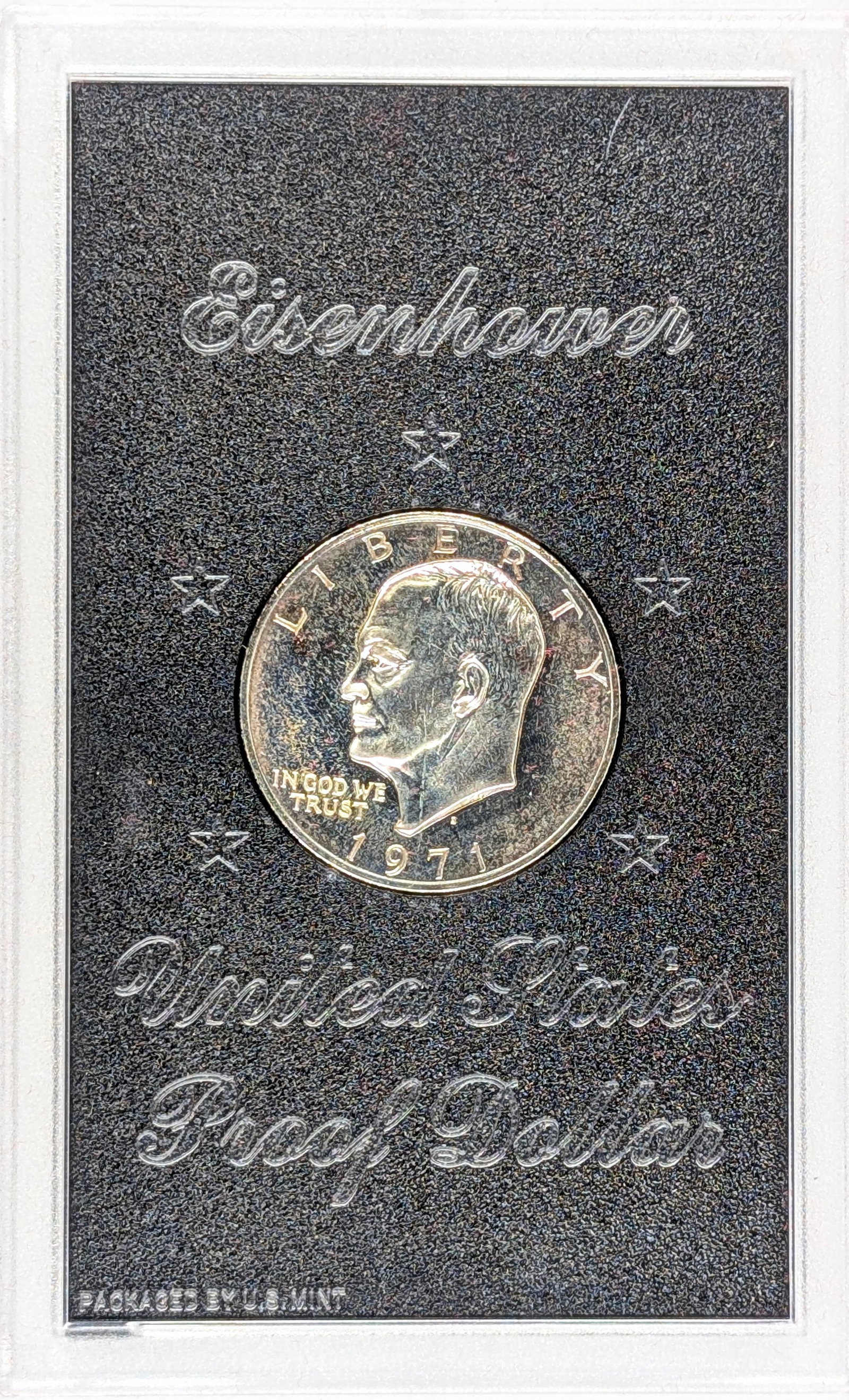 1971-S Eisenhower " Ike" Proof Silver Dollar - 2
