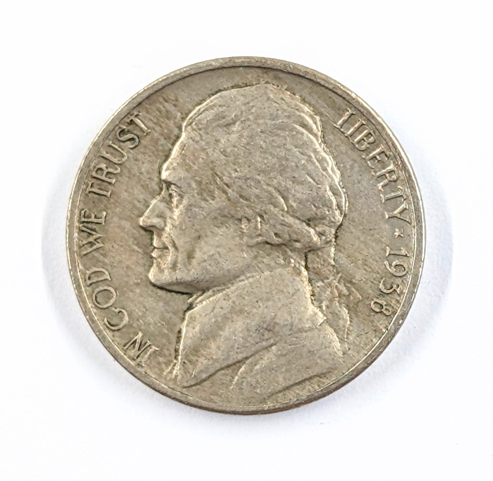 1938 Jefferson Nickel: First Year of Issue
